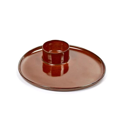 SERAX Terres De Rêves - Egg plate rust #1