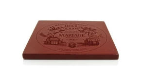 MARIAGE FRÈRES Lacquered Square - Pires vermelho