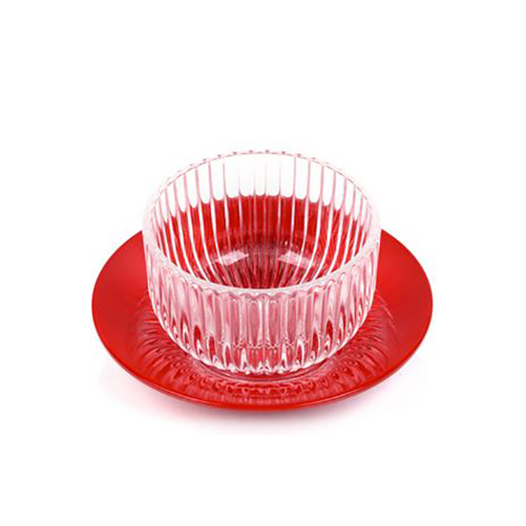 MARIAGE FRÈRES Pleine Lune - Lacquered red saucer #2