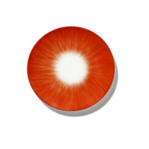 SERAX Dé - Red/white bread plate