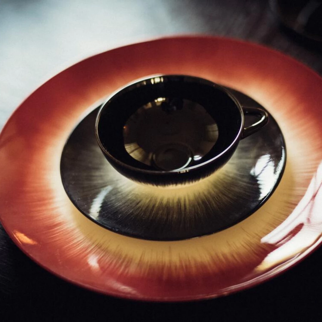 SERAX Dé - Red/white dinner plate L #2