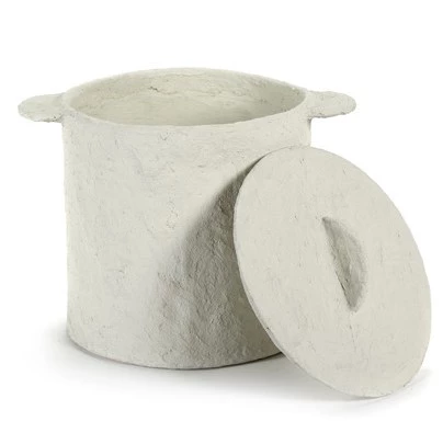 SERAX Earth - Pot and lid beige #2