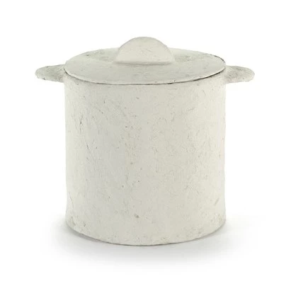 SERAX Earth - Pot and lid beige #1