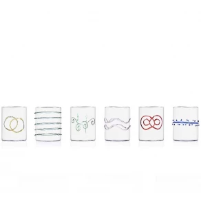 ICHENDORF MILANO Decò - Arlechinno clear 6 pcs water assorted