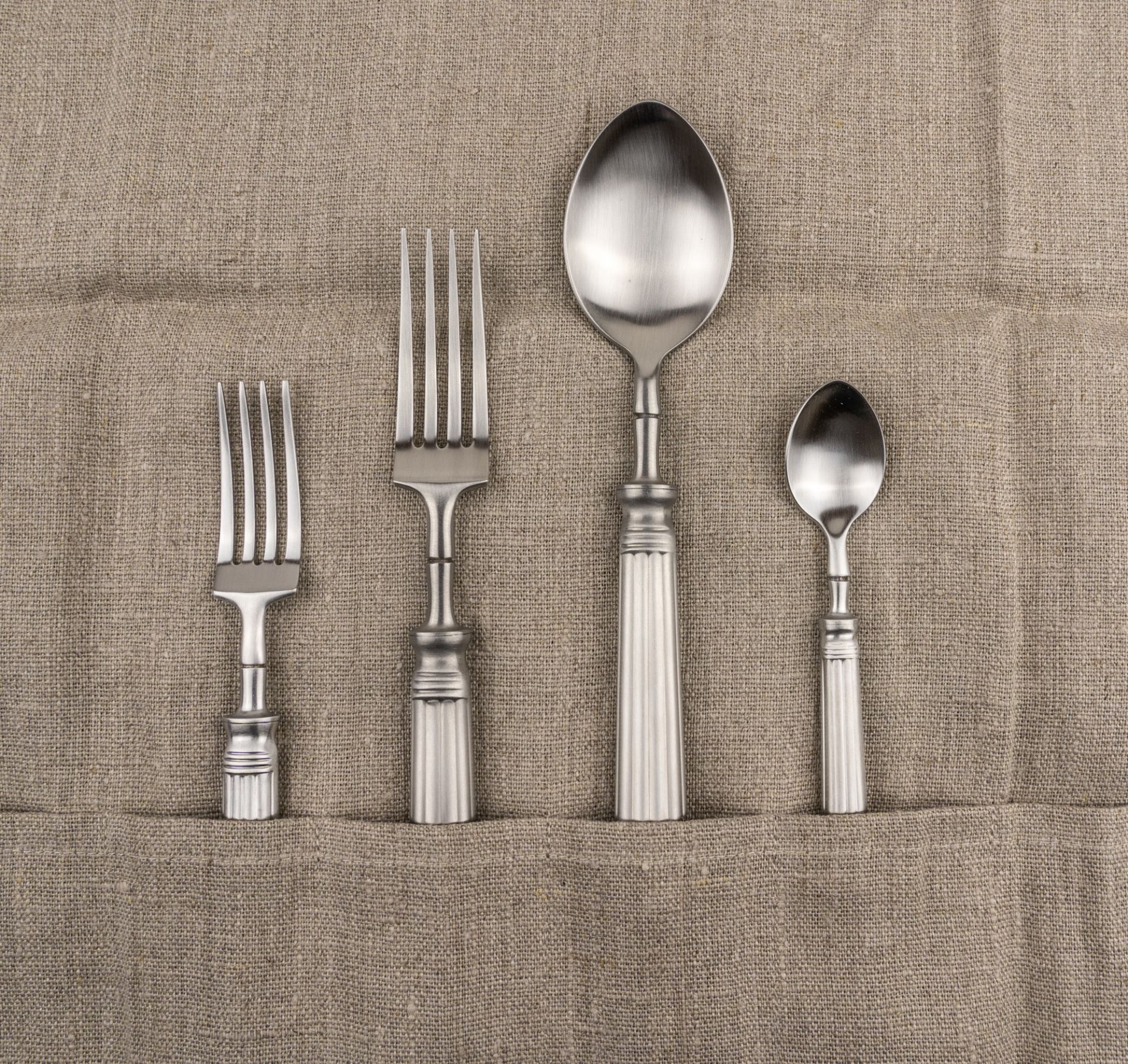Linen cutlery case 12 pieces #5