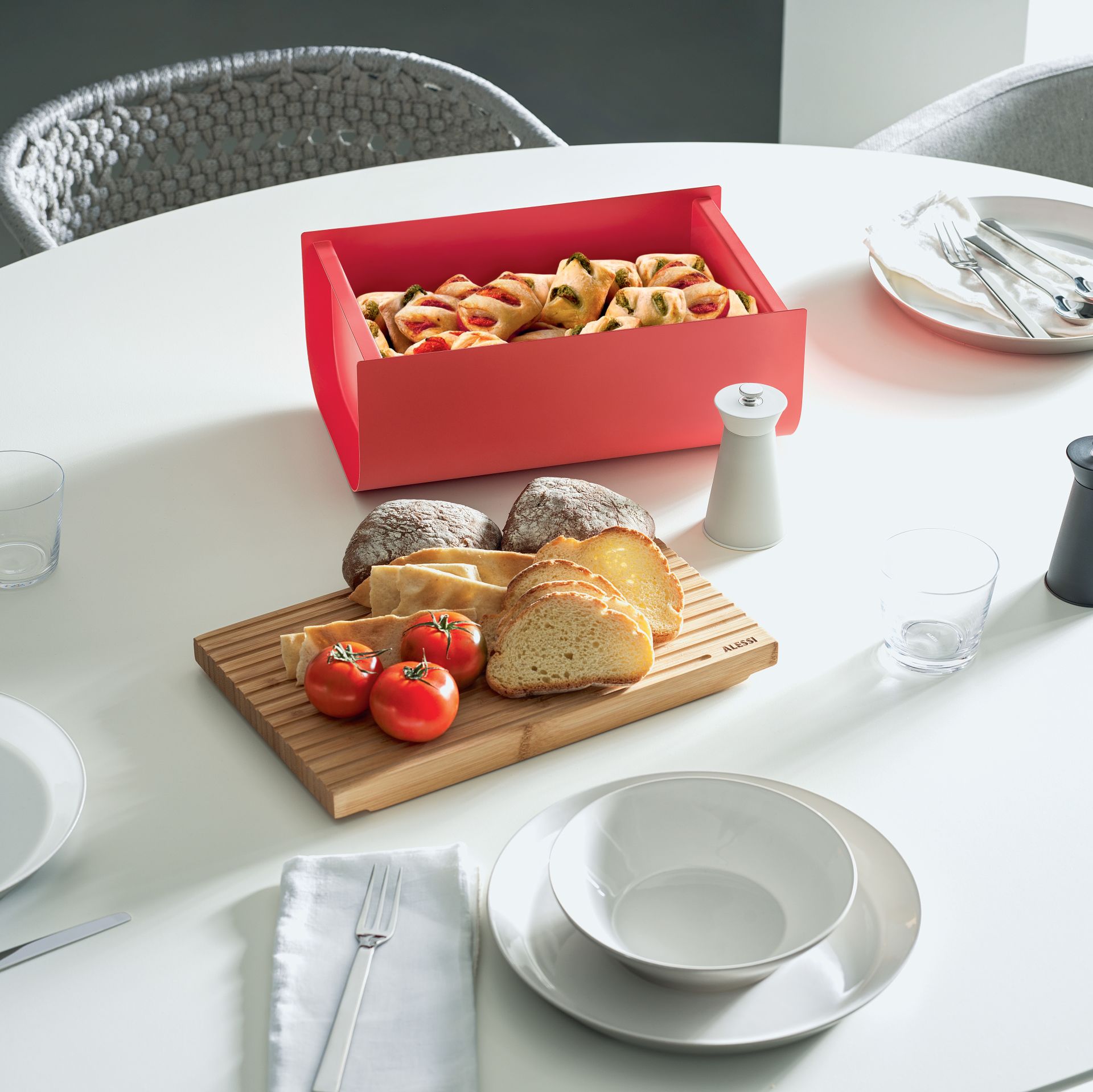 ALESSI Mattina - Bread box red #4