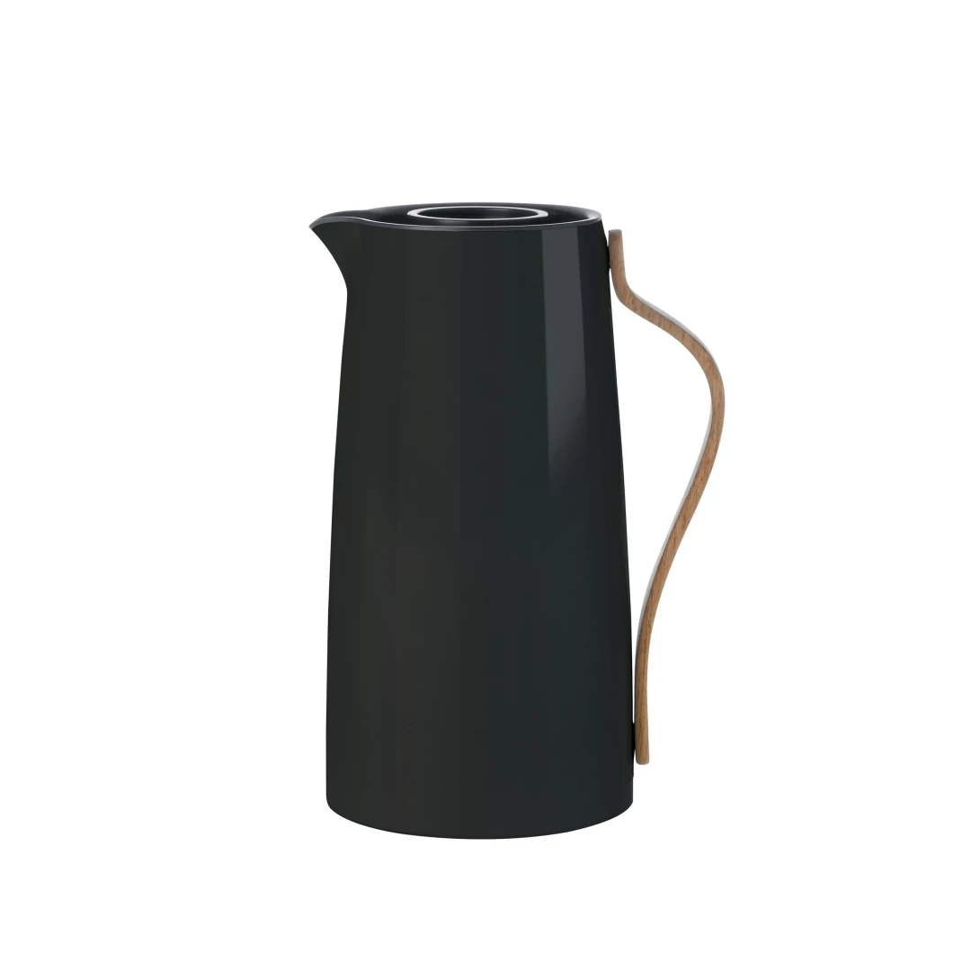 Emma coffee vacuum jug from the Danish Modern 2.0 collection from Stelton. Produced in black colored steel. X200.2