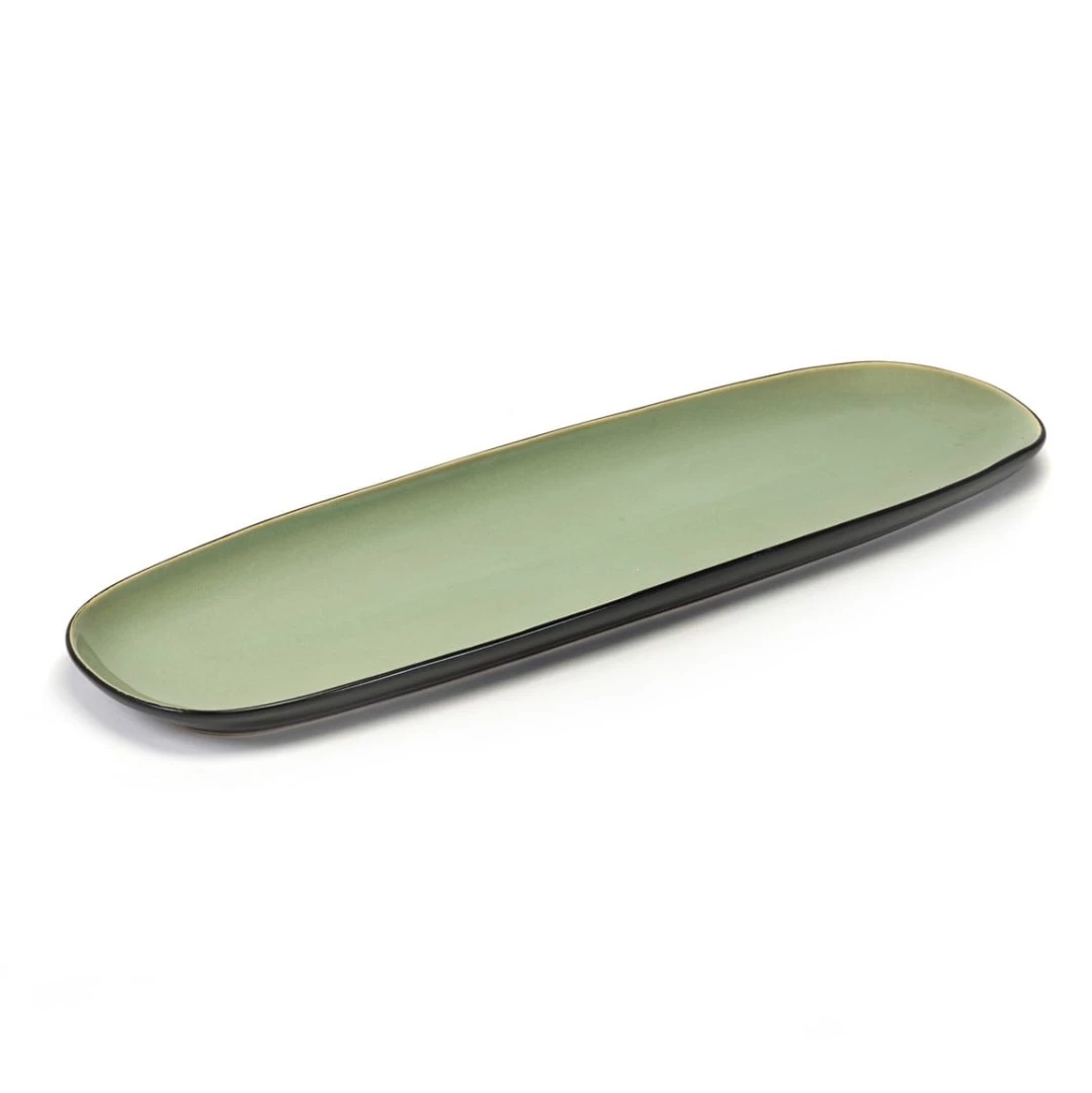 SERAX Pure - Long dish big green #1