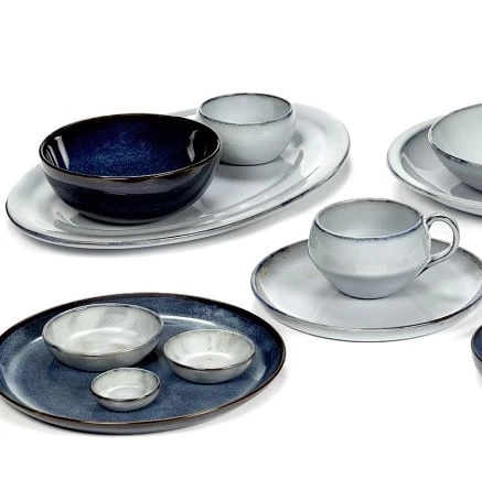 SERAX Pure - Oval serving plate blue #3
