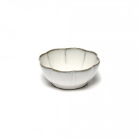 SERAX Inku - Ribbed white bowl XL