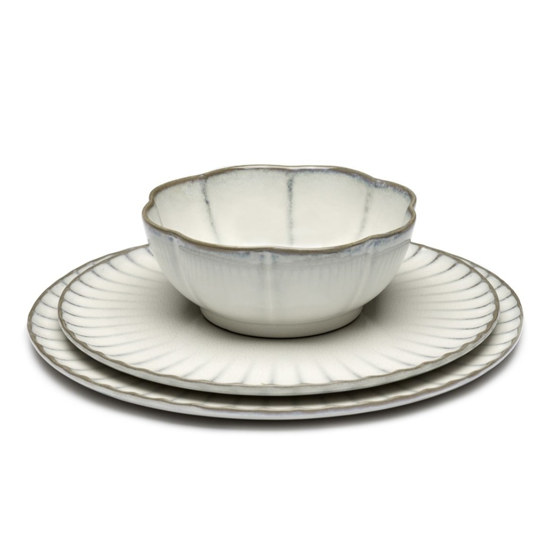 SERAX Inku - Ribbed white bowl XL #2
