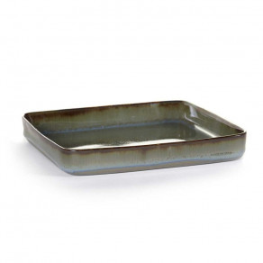 SERAX Terres de Rêves - Square plate smokey blue