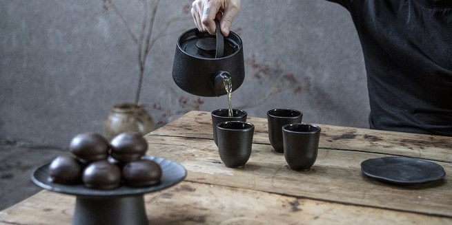 SERAX Inku - Teapot cast-iron S #3