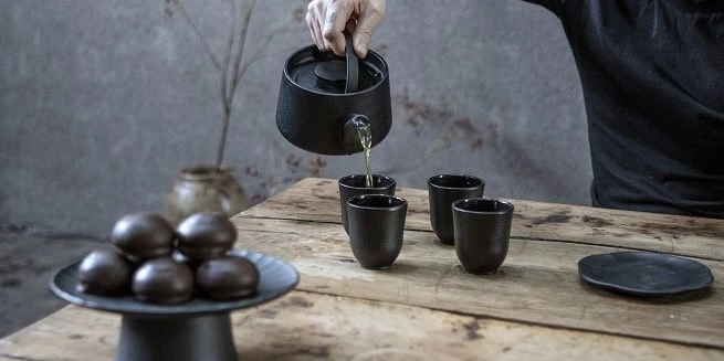 SERAX Inku - Teapot cast-iron S #3