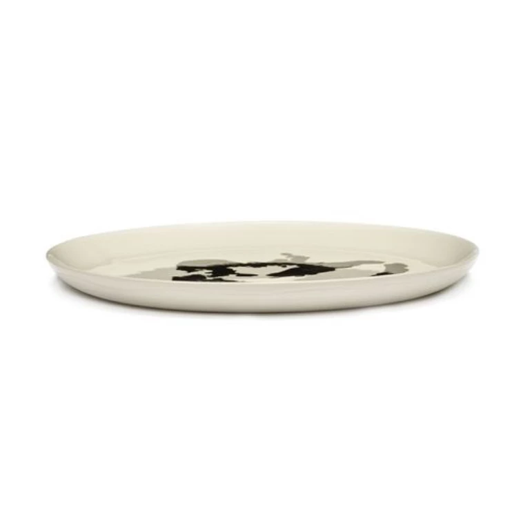 SERAX Feast - White plate with black pepper L #2