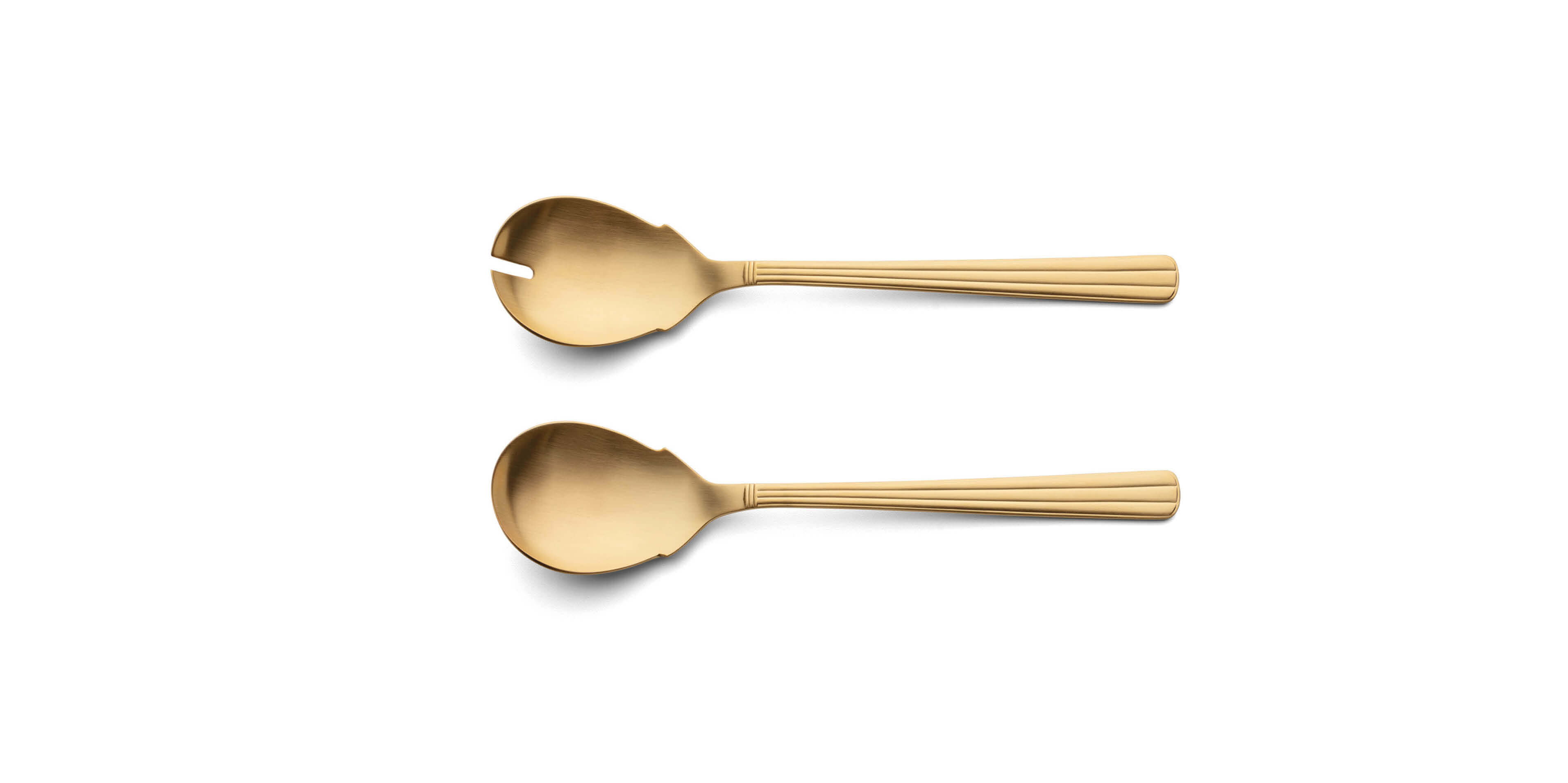 Talher de Salada Cutipol Athena Matte Gold