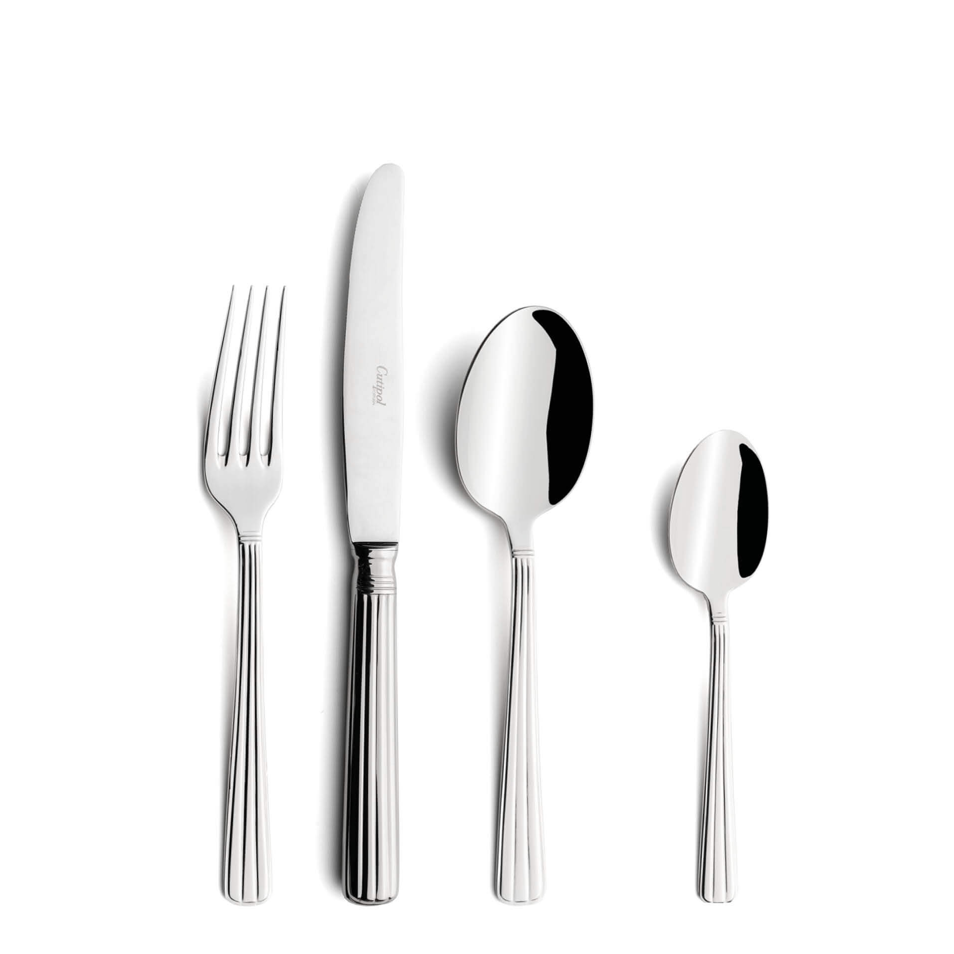 Cutipol Cutlery Athena with dessert fork, dessert knife, dessert spoon and tea-coffee spoon