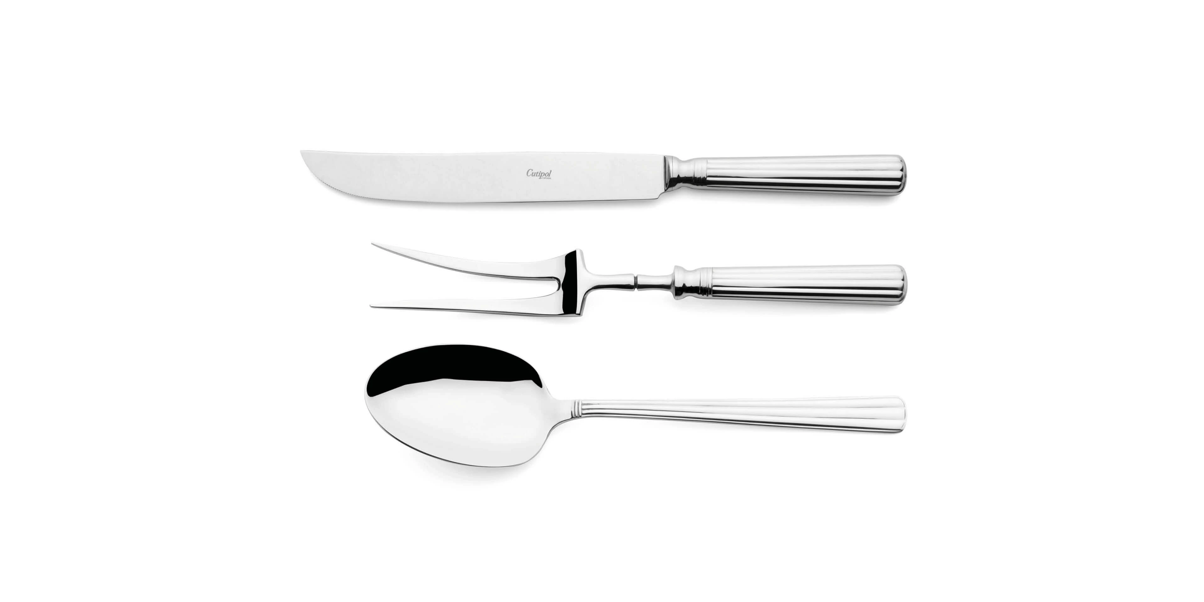 Serving Spoon, serving fork and serving knife cutipol Athena