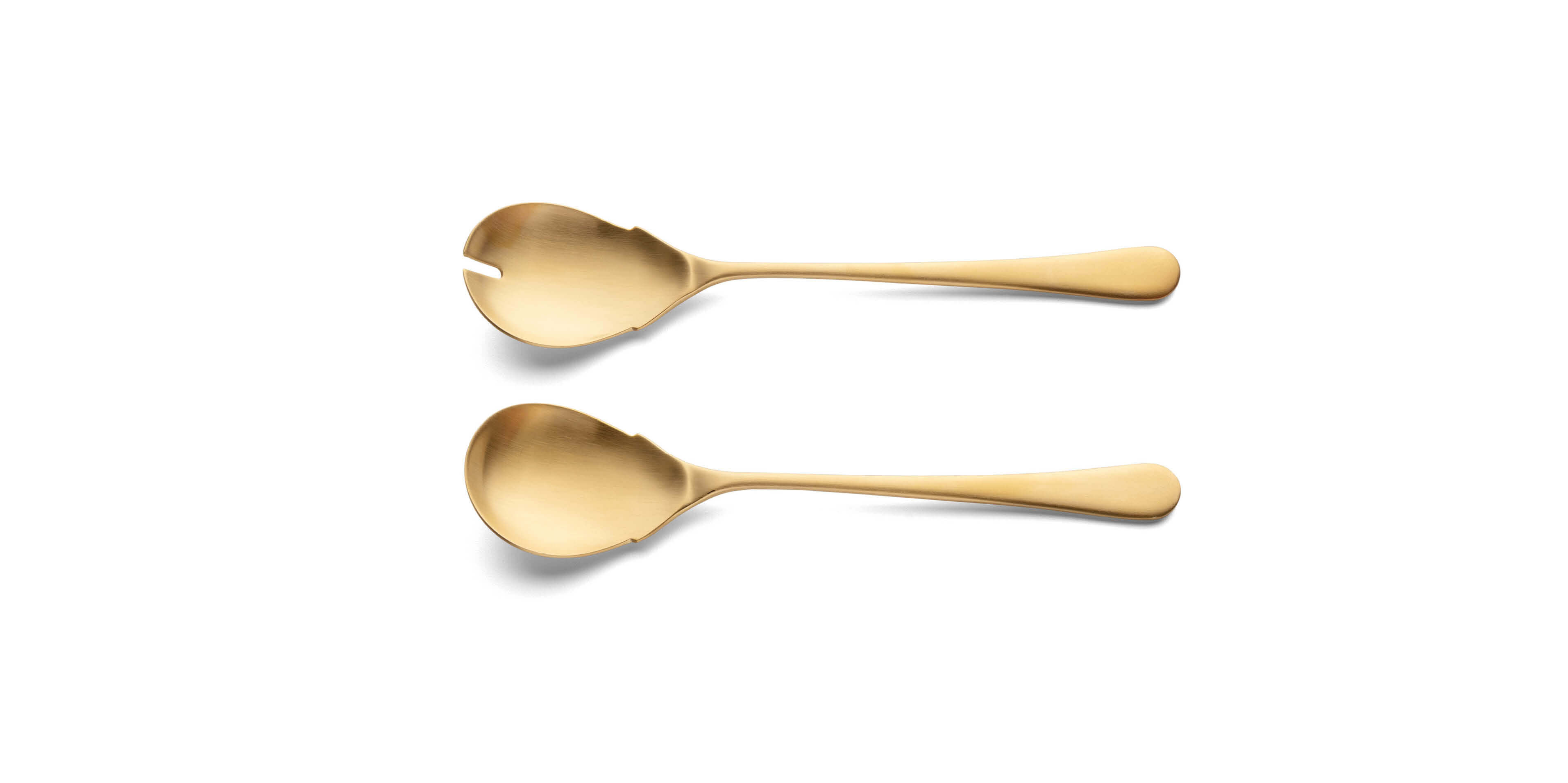 Talher de Salada Cutipol Atlantico Matte Gold