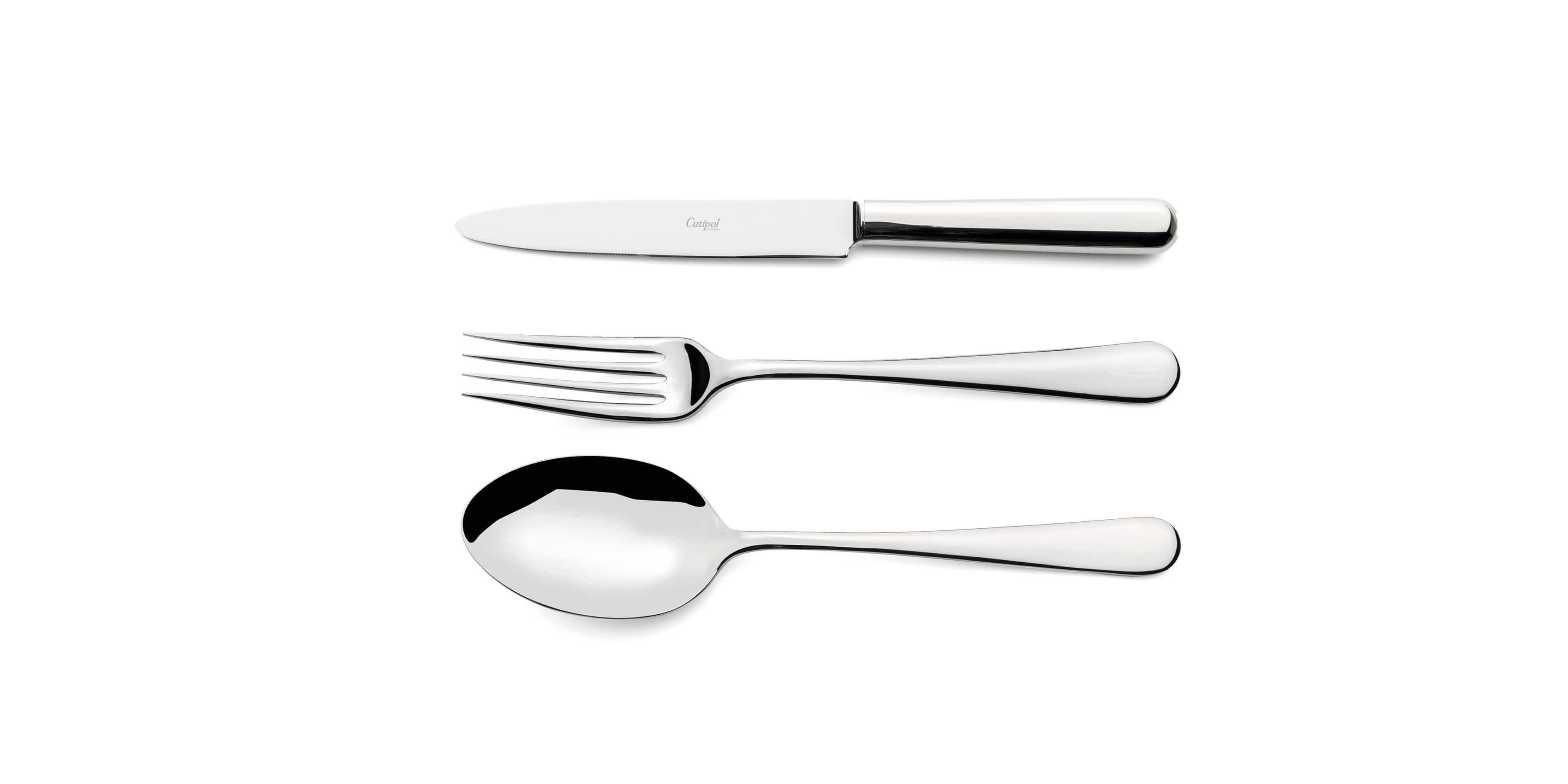 Serving Spoon, serving fork and serving knife cutipol Atlantico