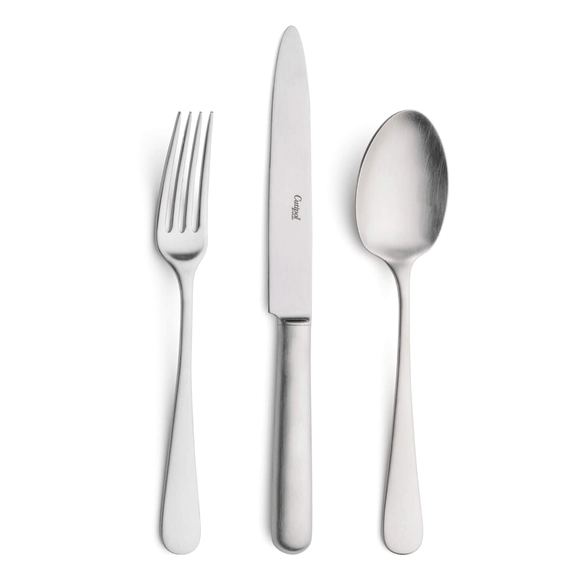 Cutipol Cutlery Atlantico Matte with dinner fork, dinner knife, table spoon