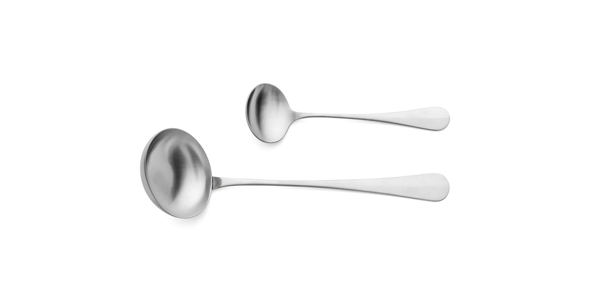 Cutipol Baguette Matte with soup ladle and sauce ladle