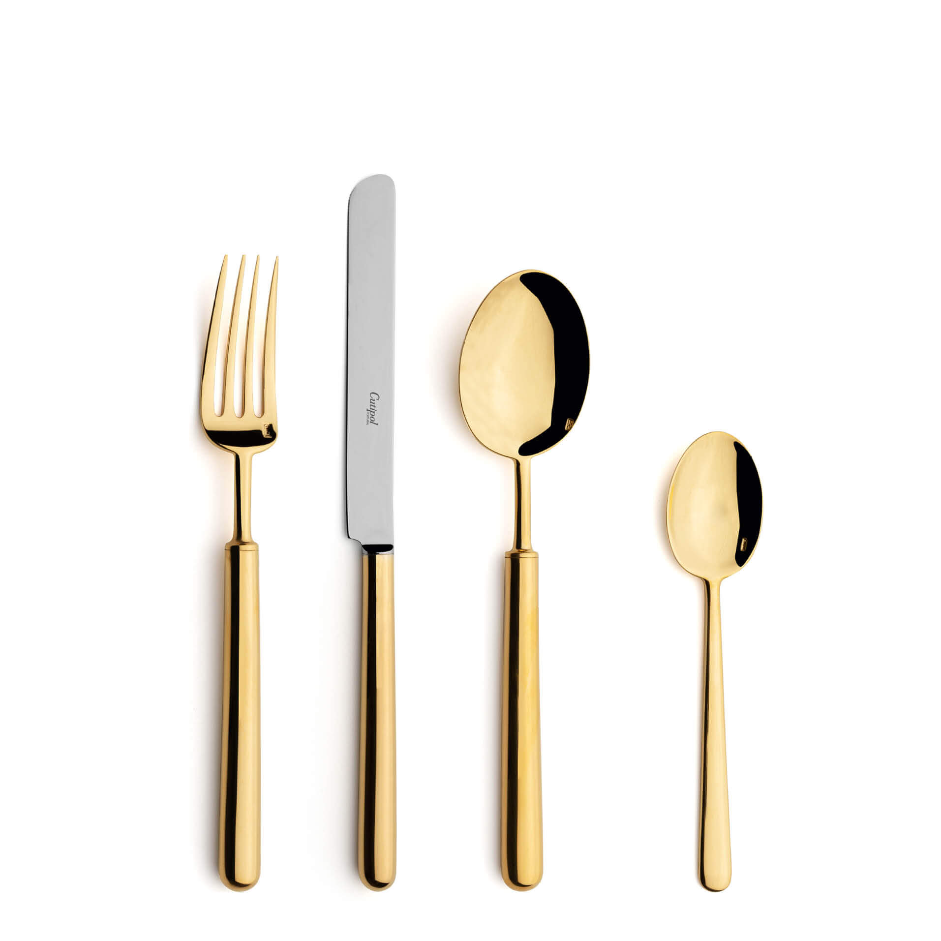 Cutipol Cutlery Bali Gold with dessert fork, dessert knife, dessert spoon and tea-coffee spoon