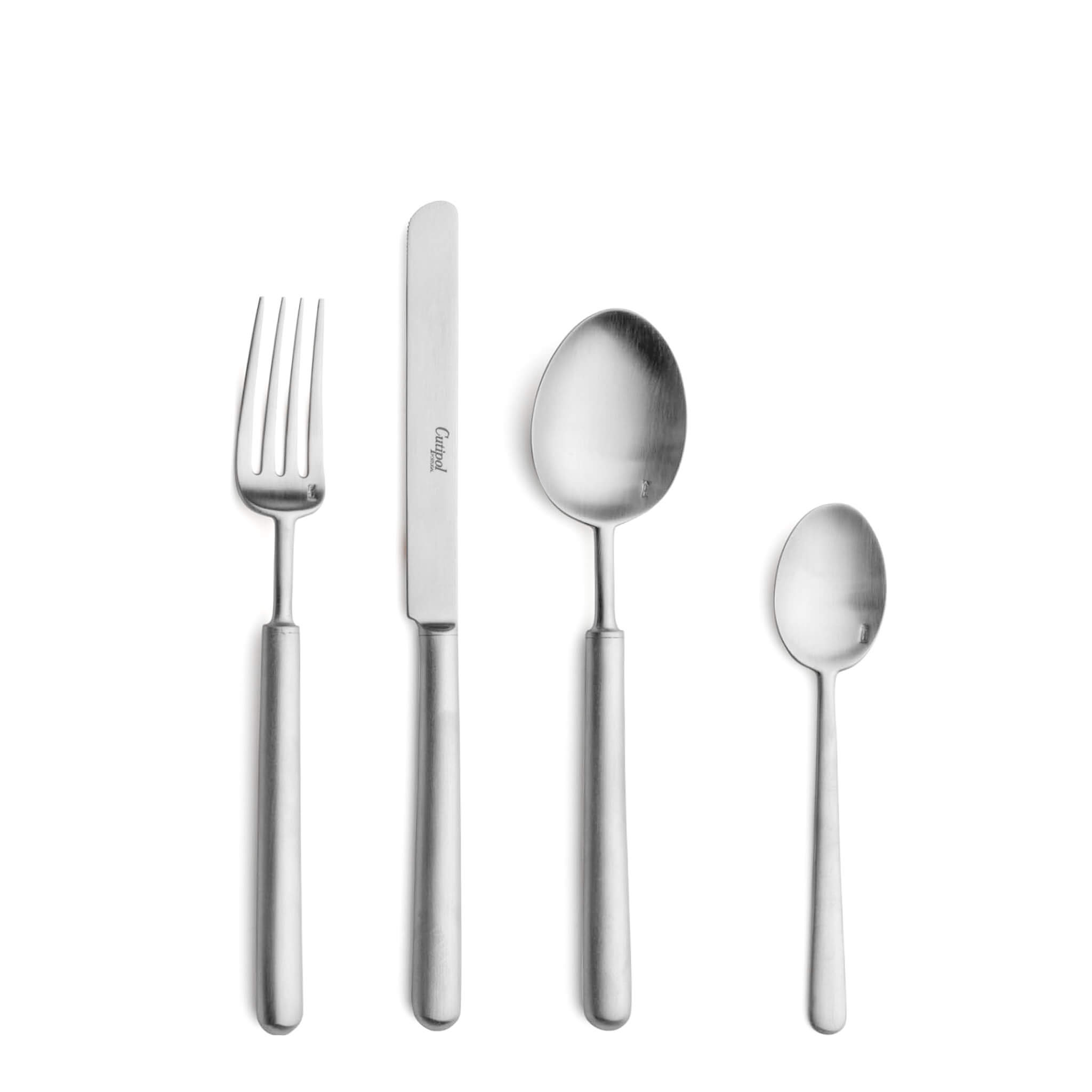 Cutipol Cutlery Bali Matte with dessert fork, dessert knife, dessert spoon and tea-coffee spoon