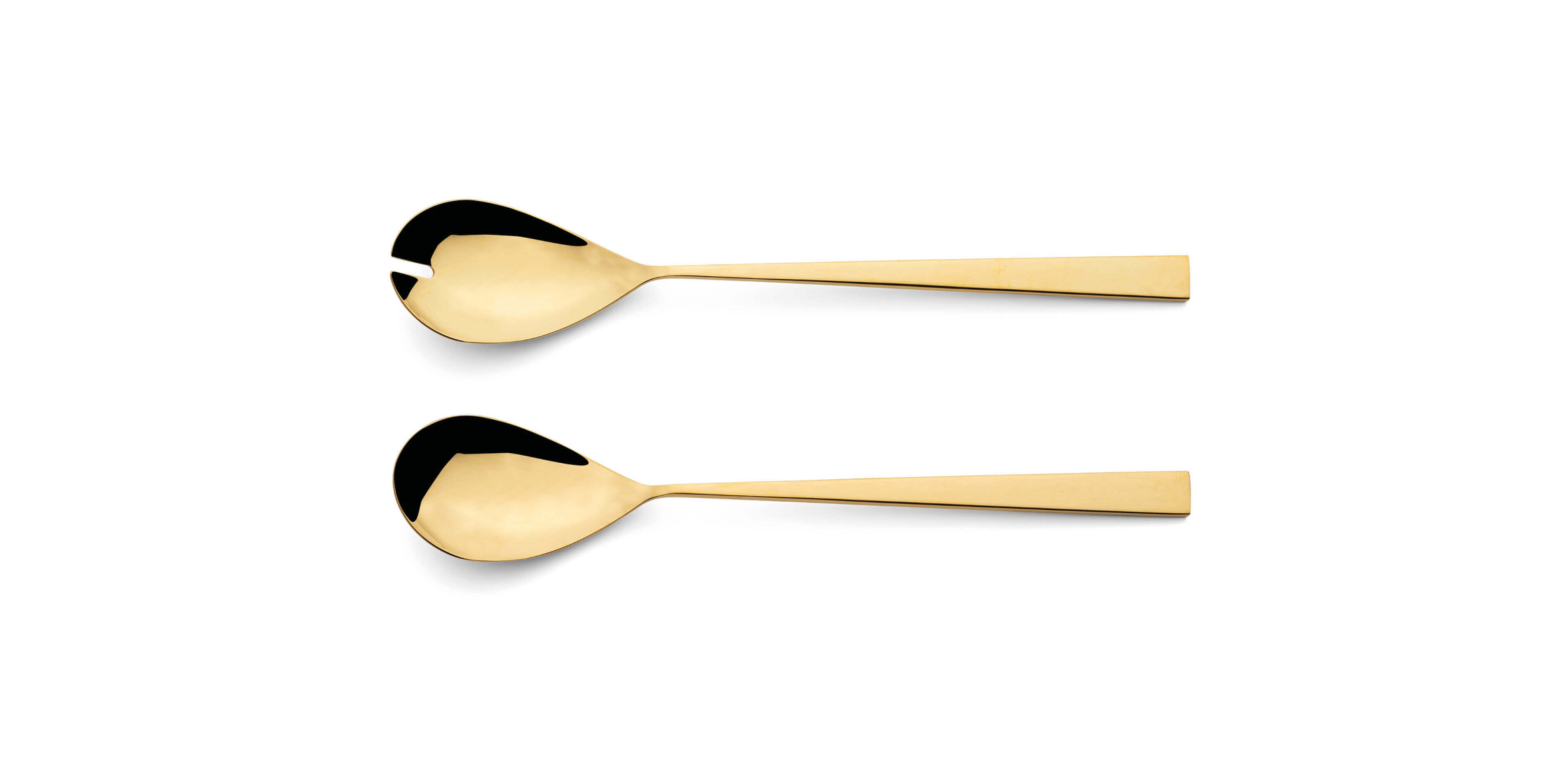 Talher de Salada Cutipol Bauhaus Gold