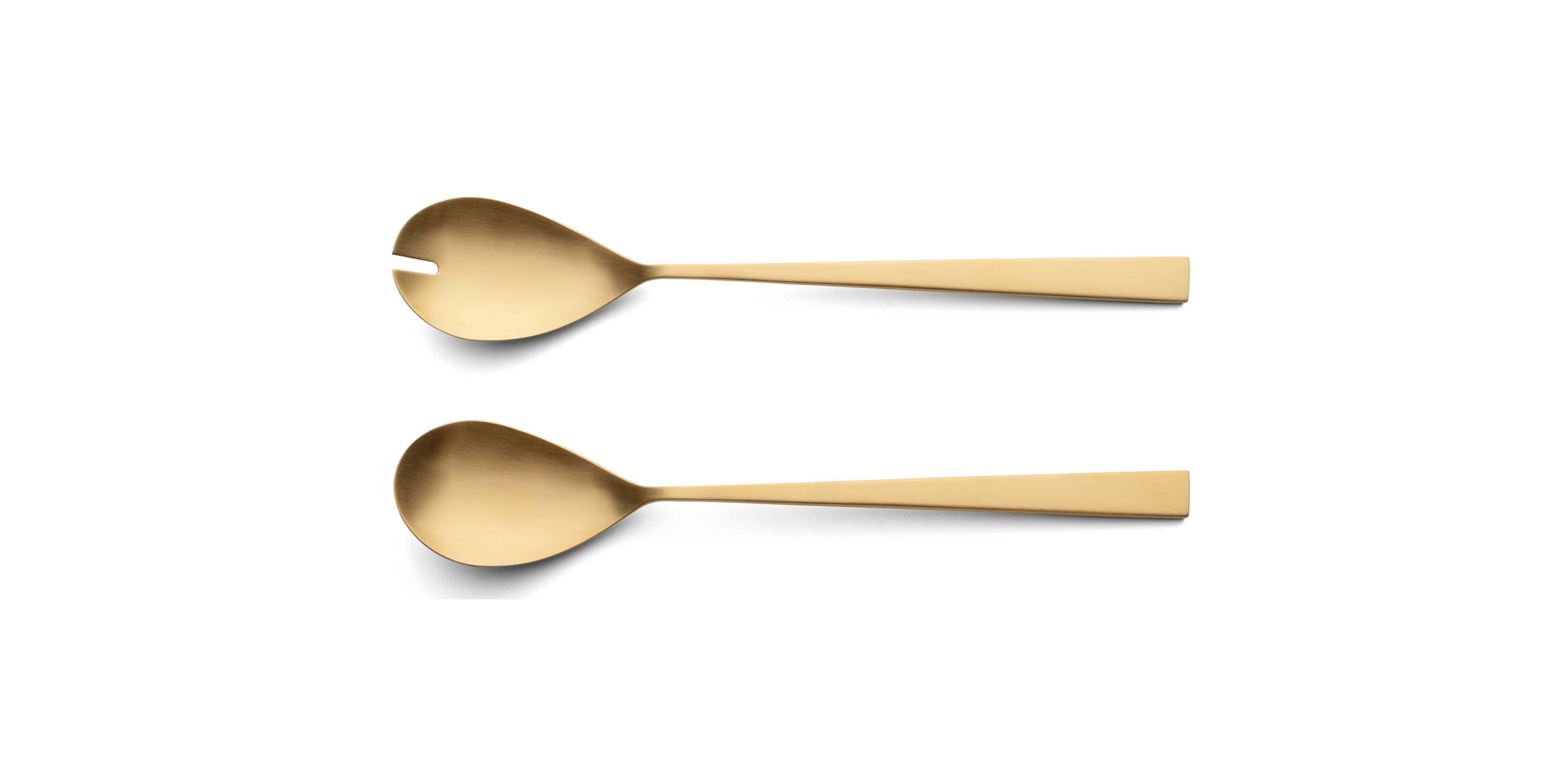 Talher de Salada Cutipol Bauhaus Matte Gold