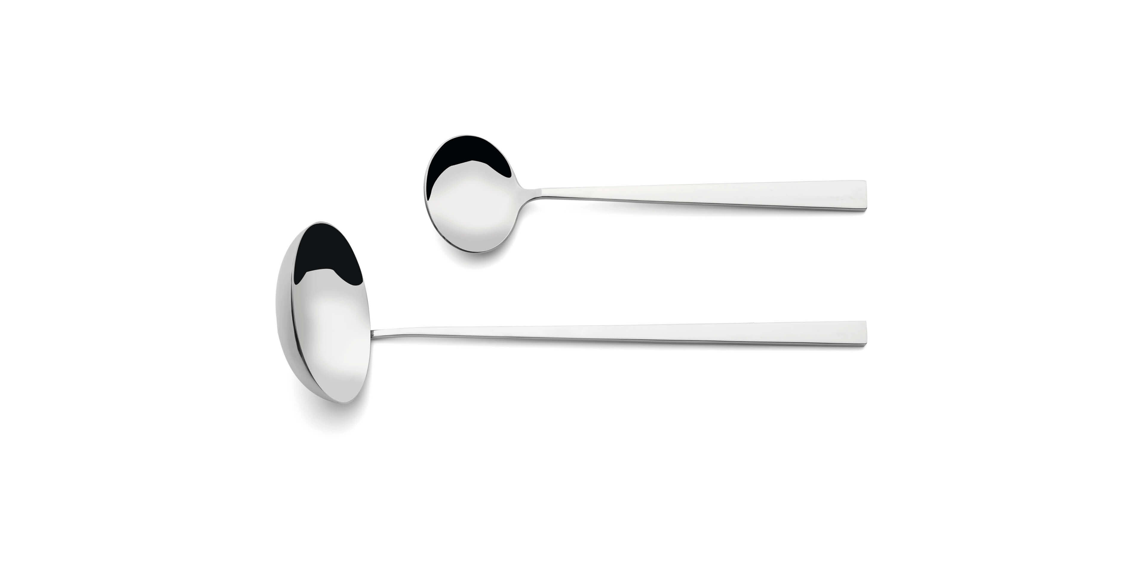 Cutipol Bauhaus with soup ladle and sauce ladle