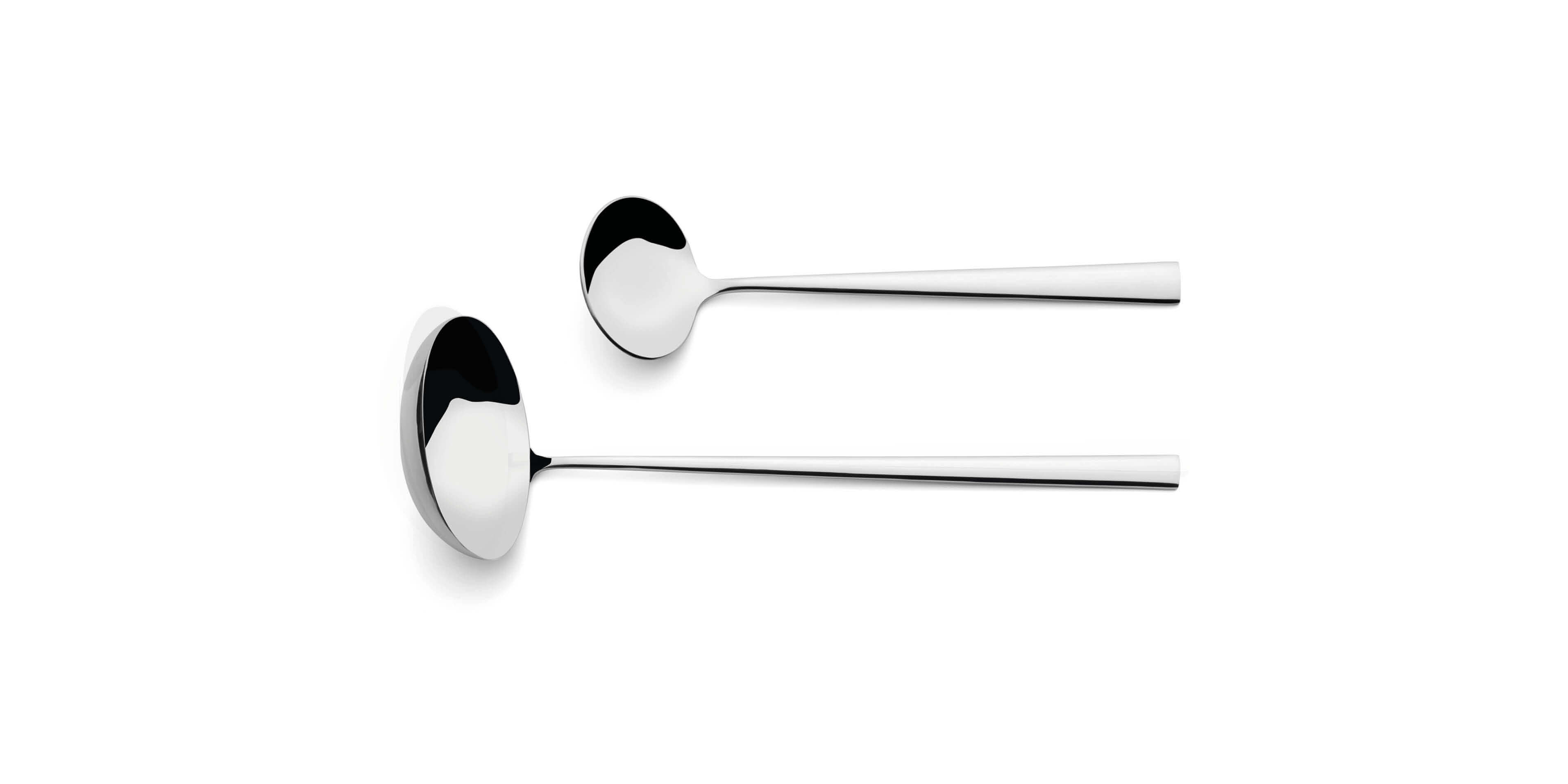 Cutipol Duna with soup ladle and sauce ladle