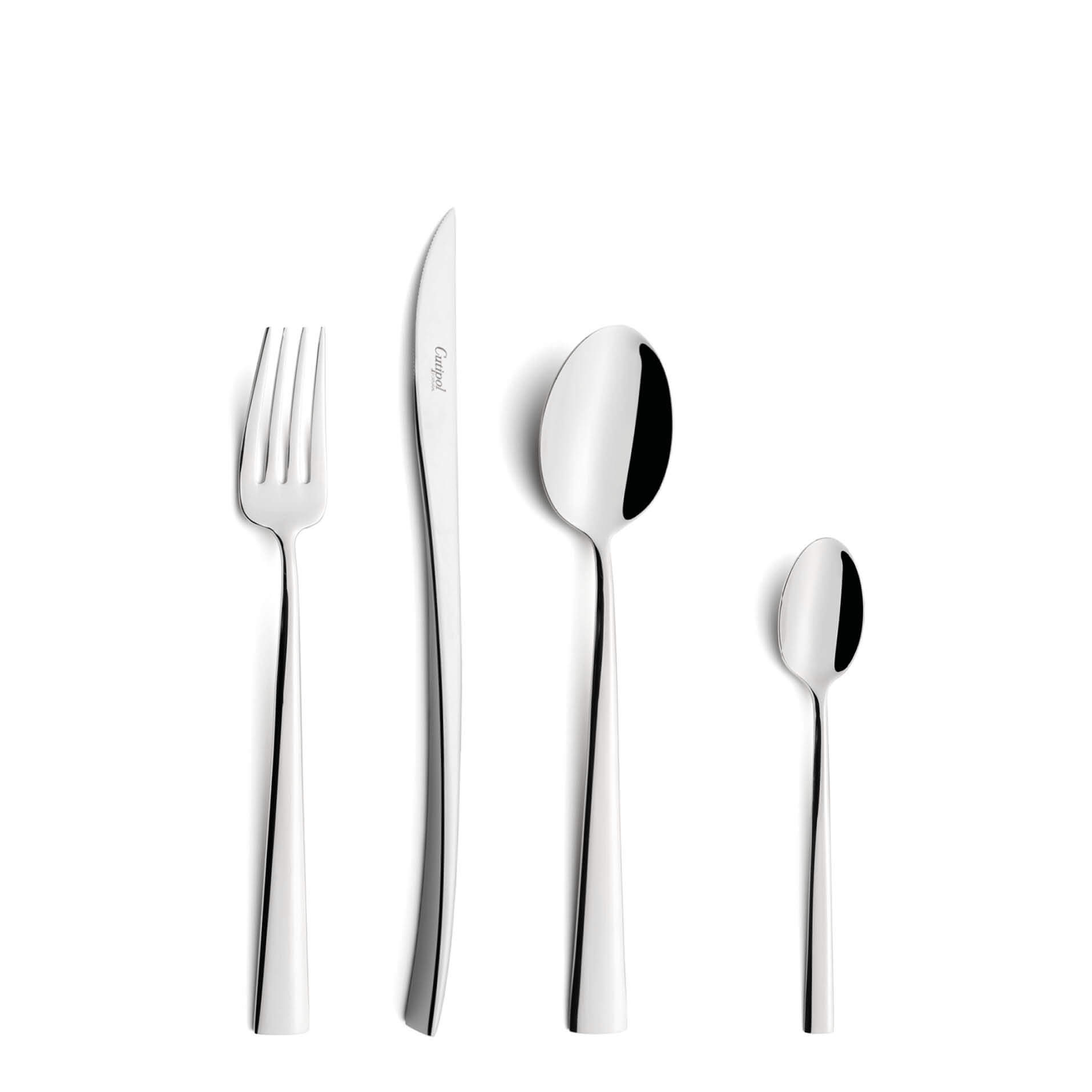 Cutipol Cutlery Duna with dessert fork, dessert knife, dessert spoon and tea-coffee spoon