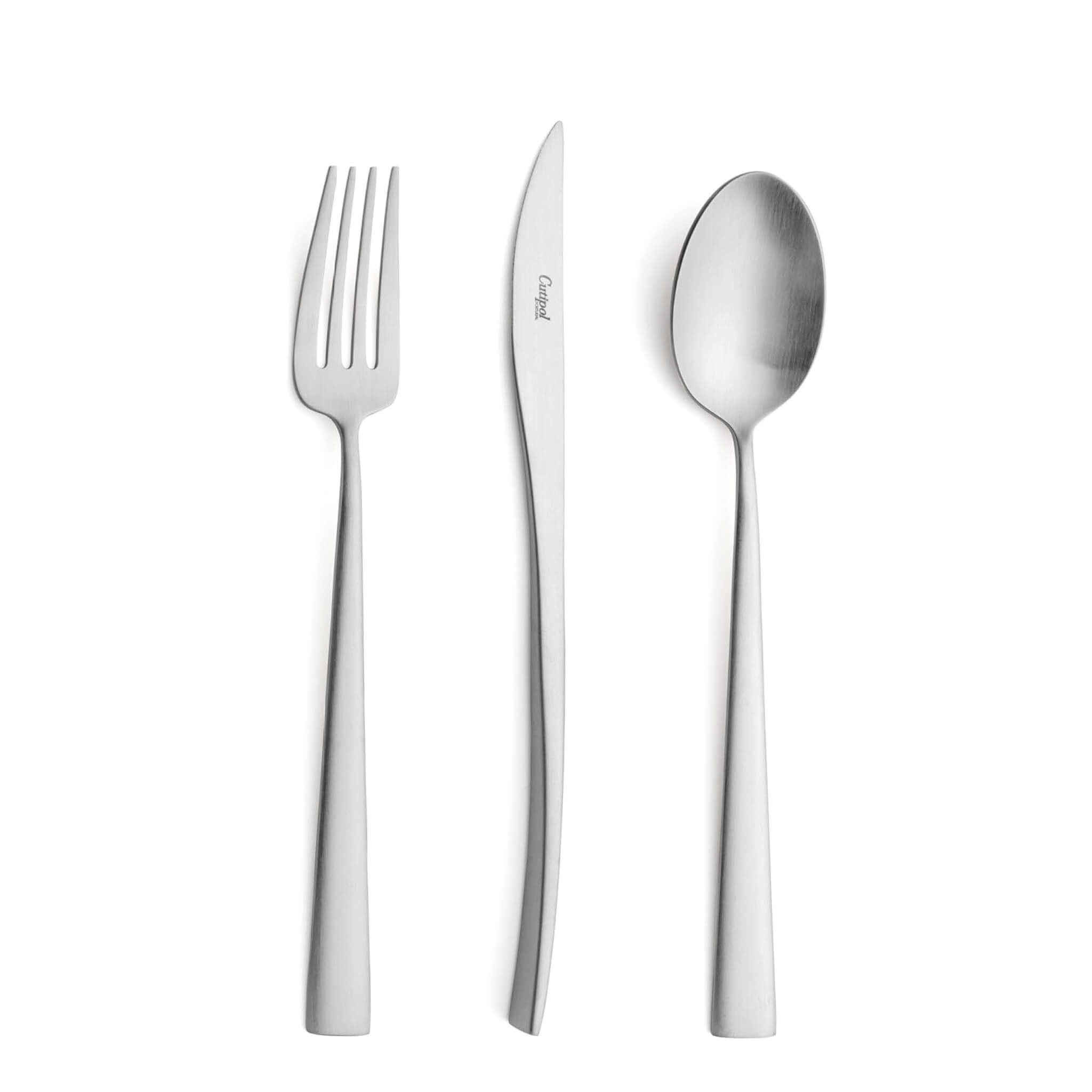Cutipol Cutlery Duna Matte with dinner fork, dinner knife, table spoon