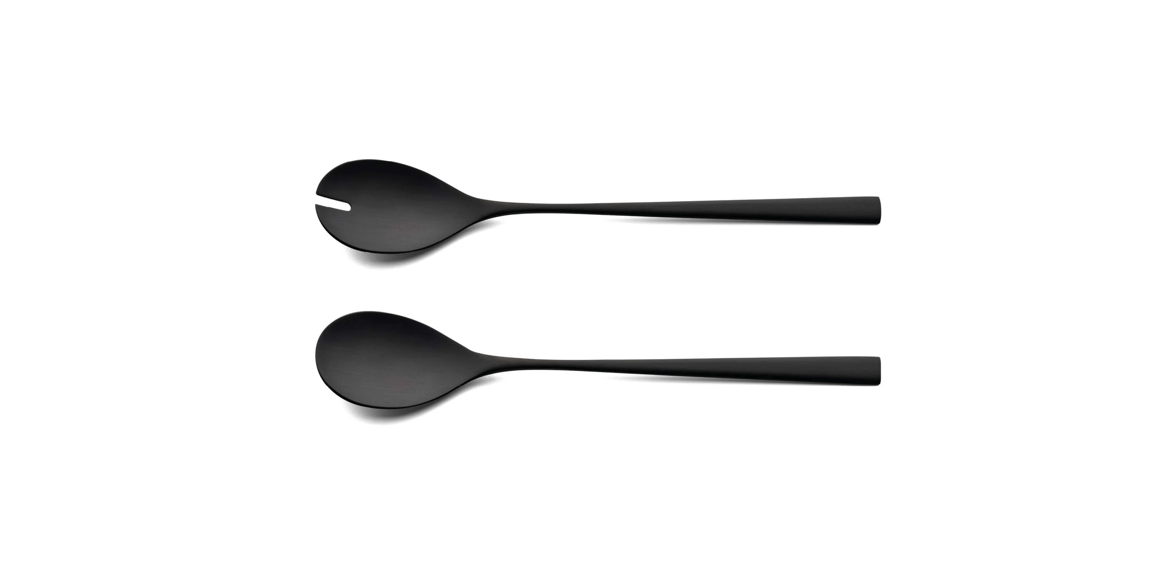 Cutipol Duna Matte Black Salad Set