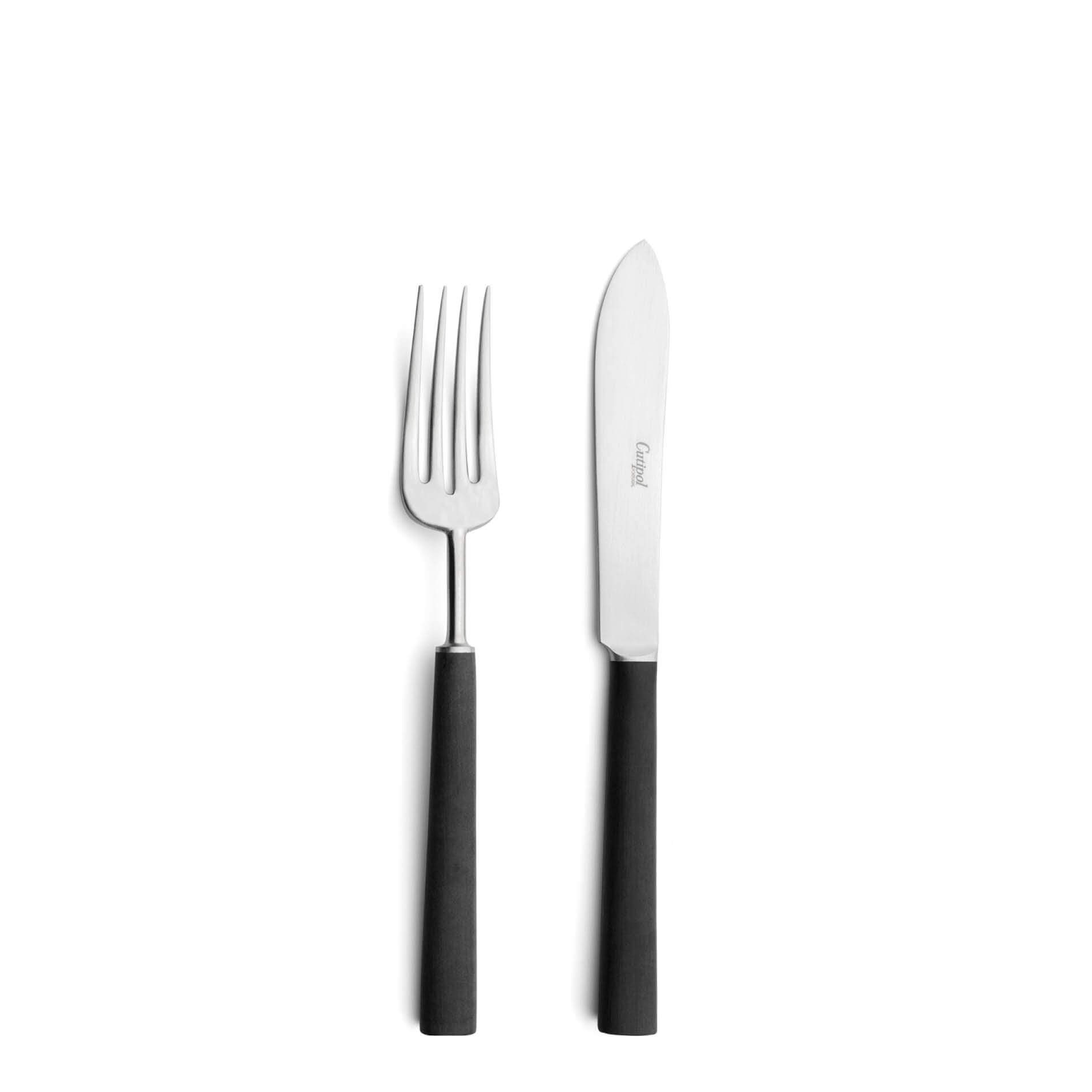 Cutipol Cutlery Ebony with fish fork and fish knife