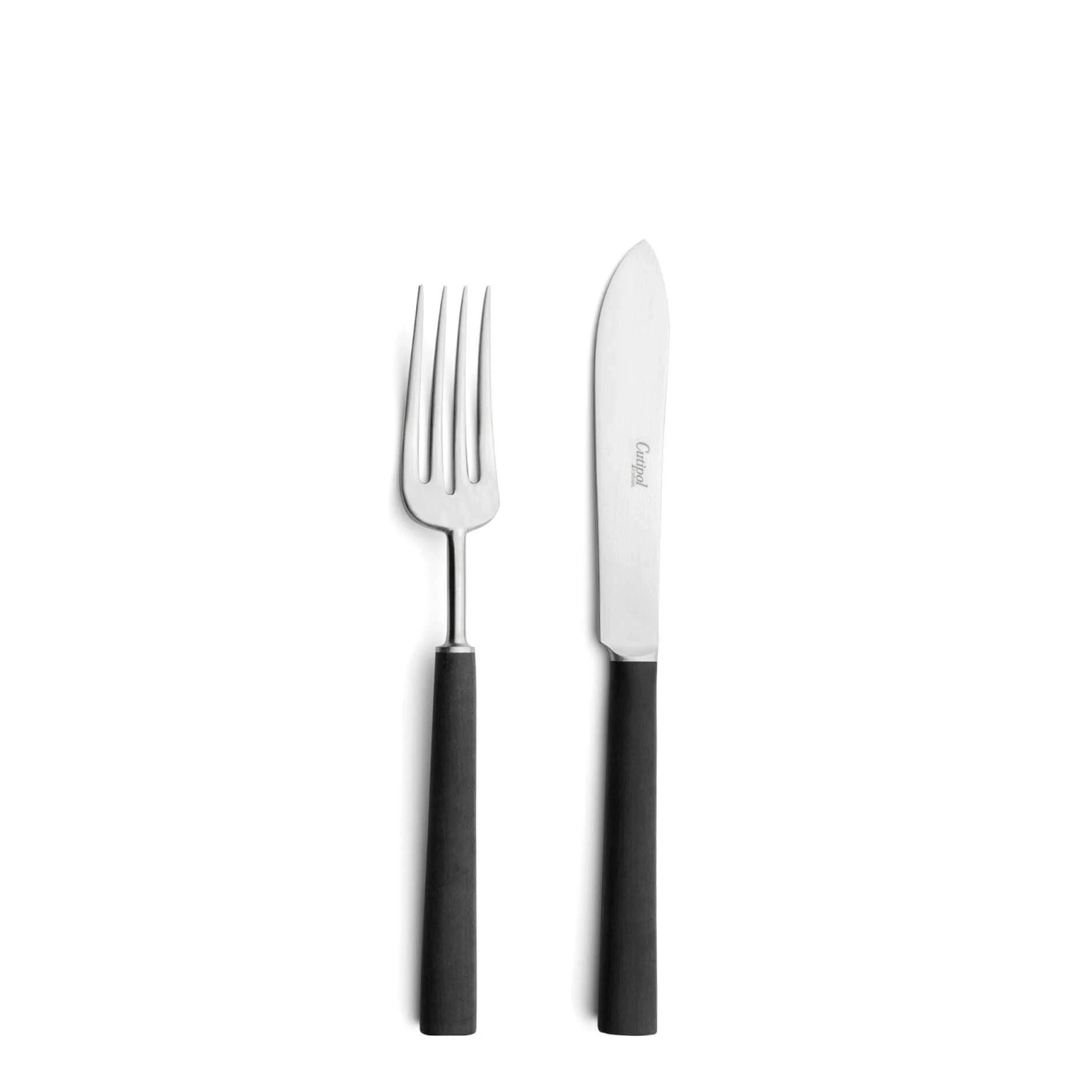 Cutipol Cutlery Ebony with fish fork and fish knife