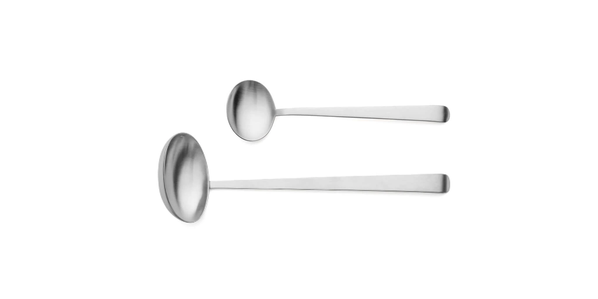Cutipol Ergo Matte with soup ladle and sauce ladle