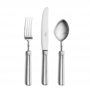 FAQUEIRO 24 PCS FONTAINEBLEAU ESCOVADO