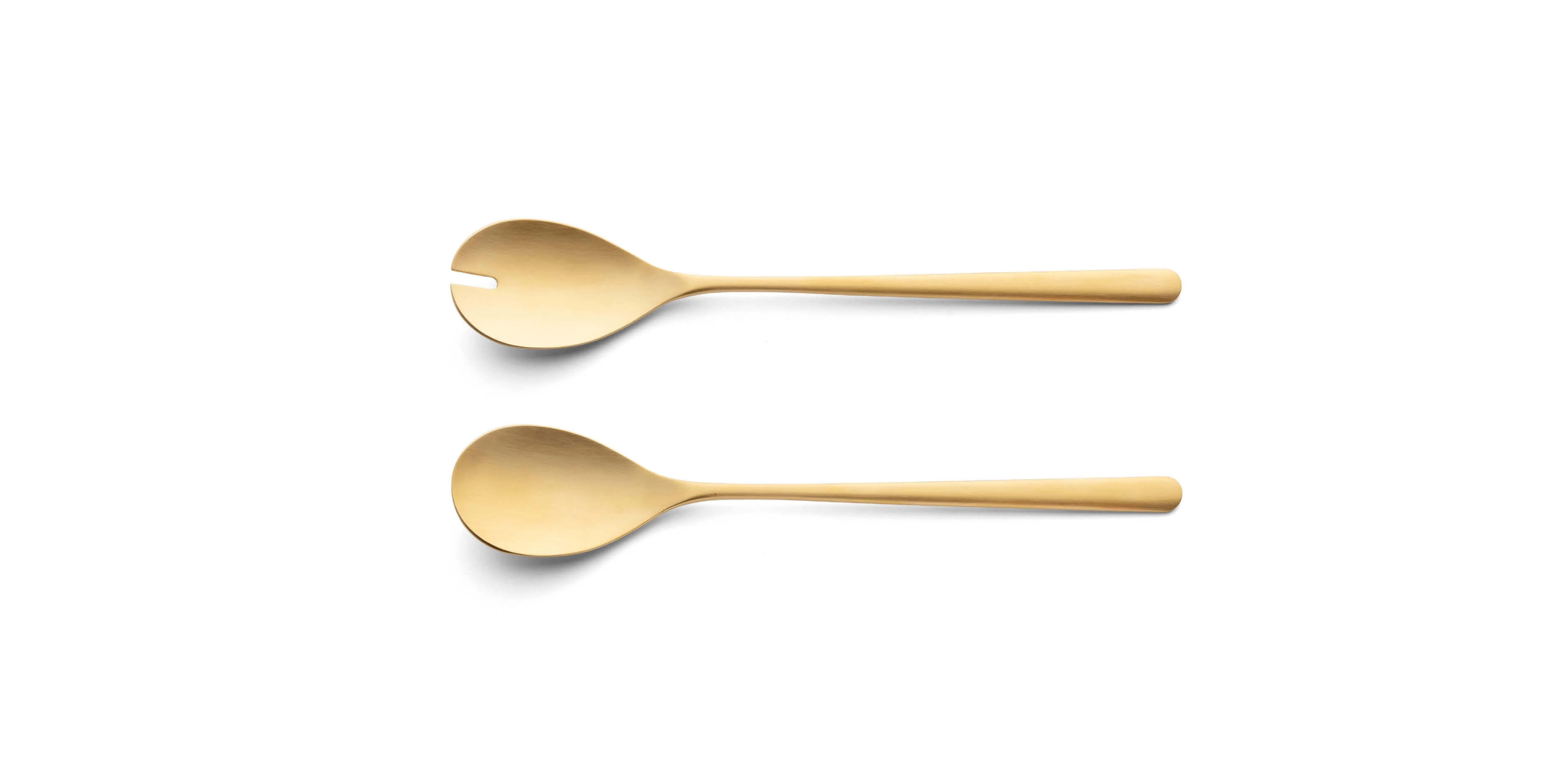 Talher de Salada Cutipol Icon Matte Gold