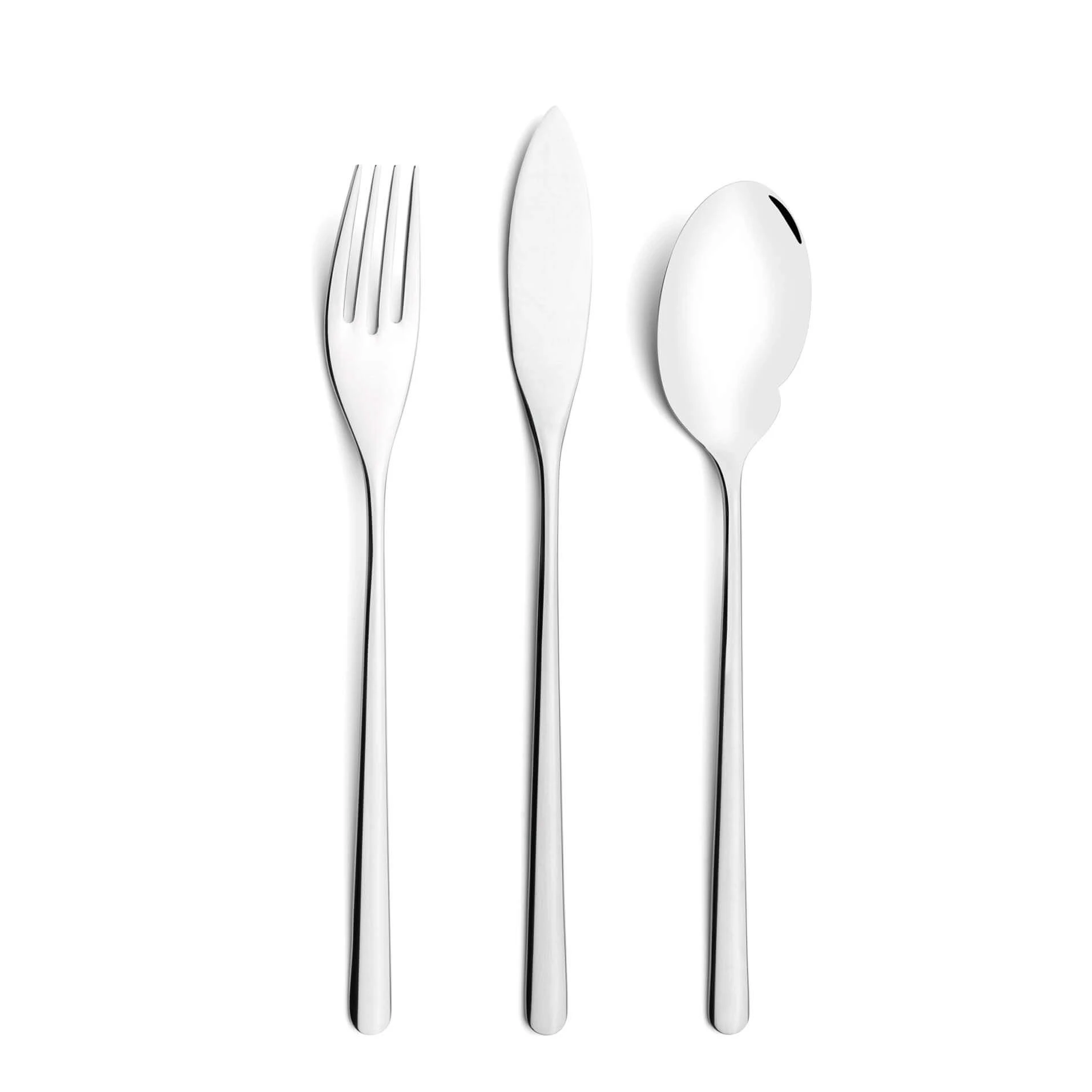 Cutipol Cutlery Icon with fish fork, fish knife and gourmet spoon