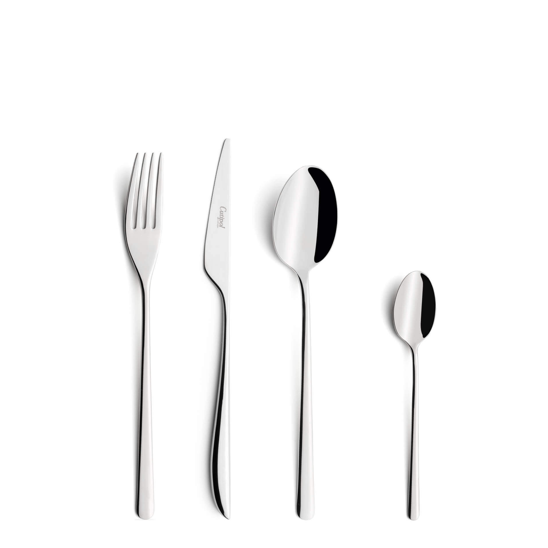 Cutipol Cutlery Icon with dessert fork, dessert knife, dessert spoon and tea-coffee spoon