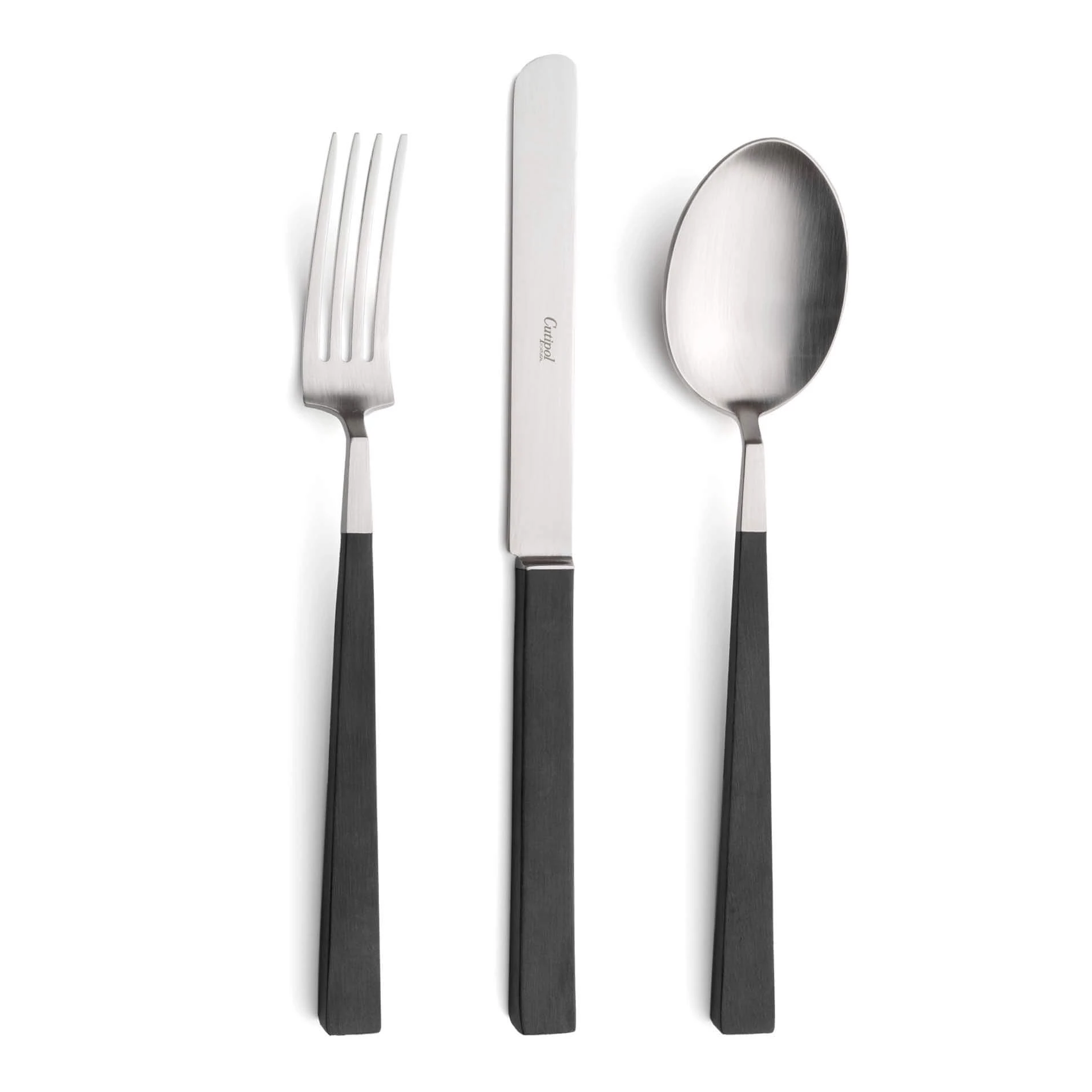 Cutipol Cutlery Kube with dinner fork, dinner knife, table spoon