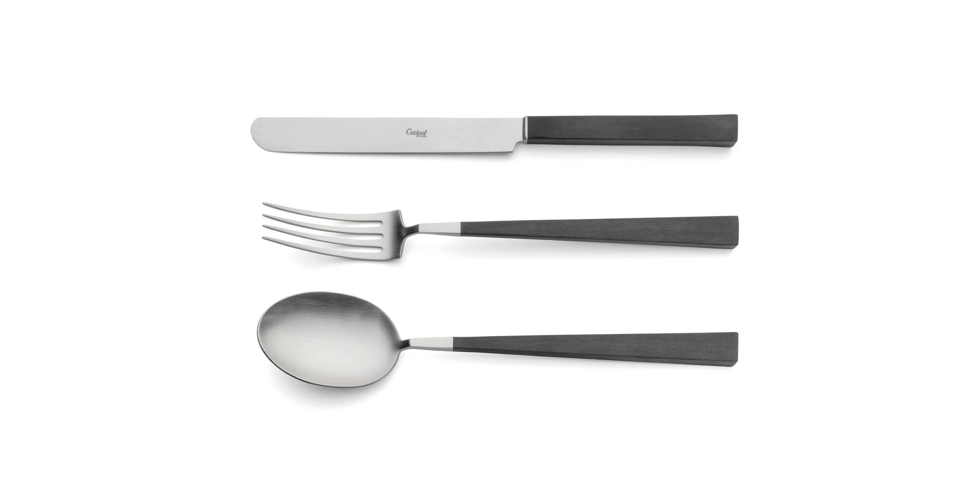 Serving Spoon, serving fork and serving knife cutipol Kube