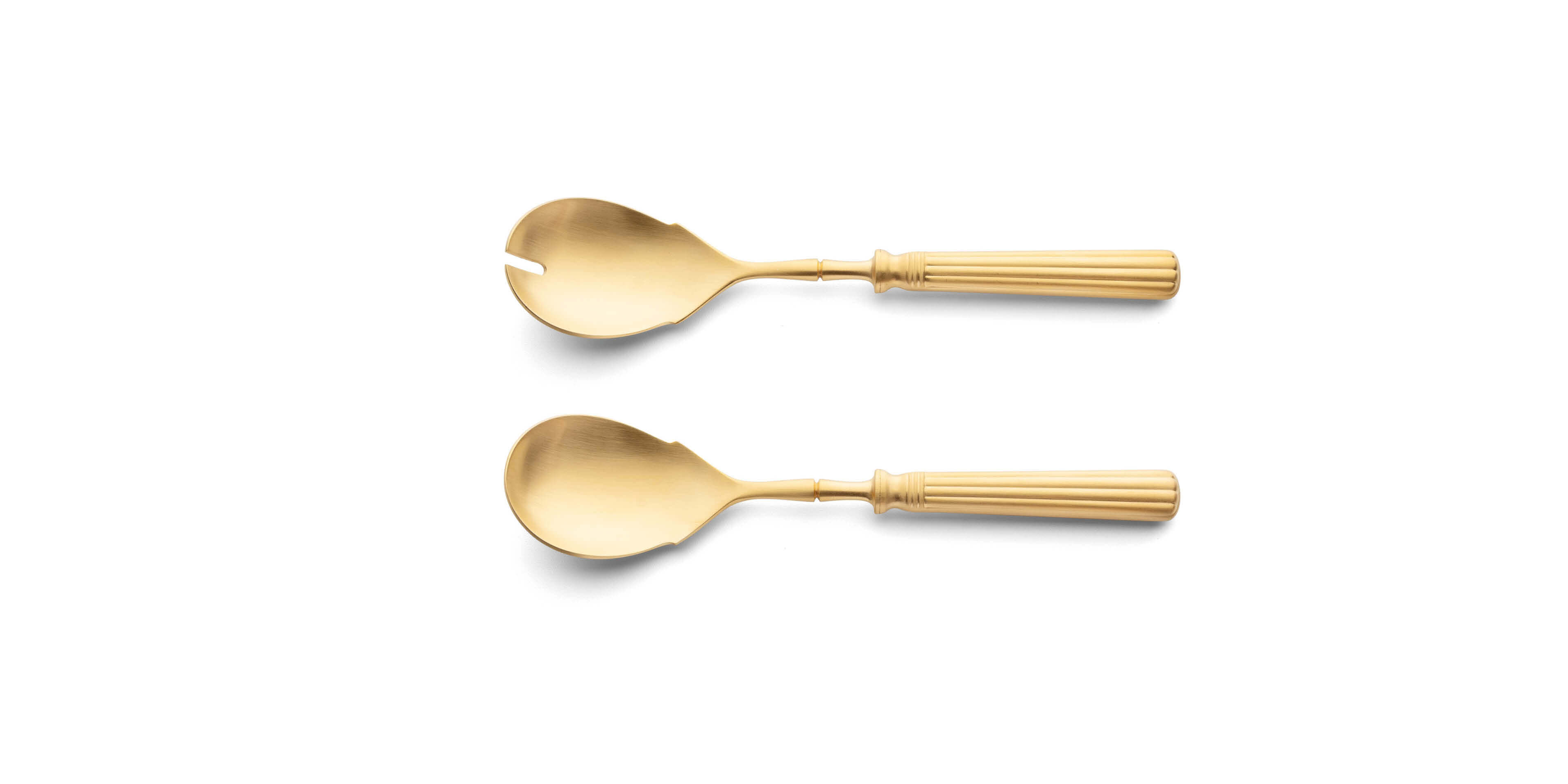 Cutipol Line Matte Gold Salad Set