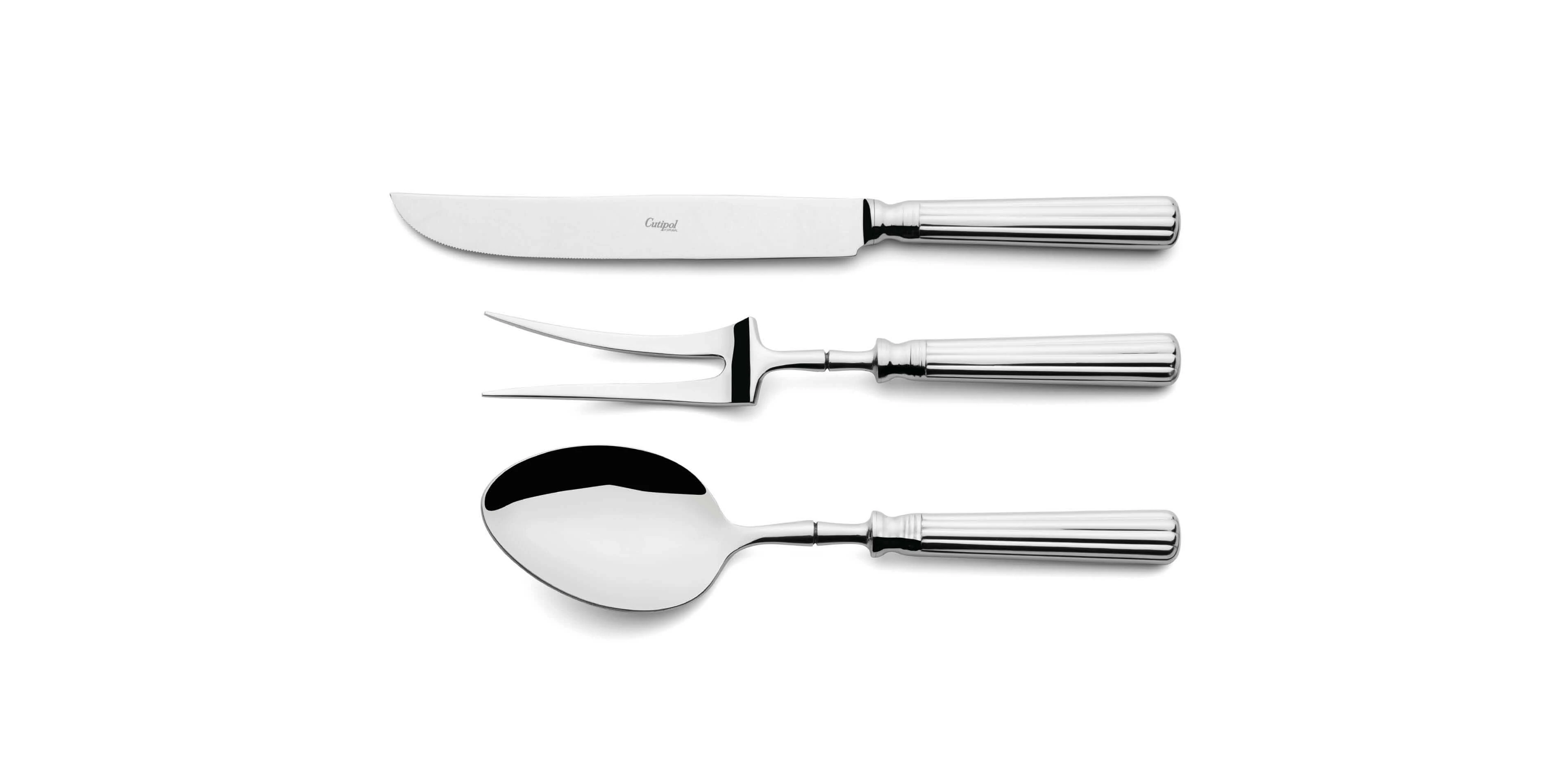 Serving Spoon, serving fork and serving knife cutipol Line