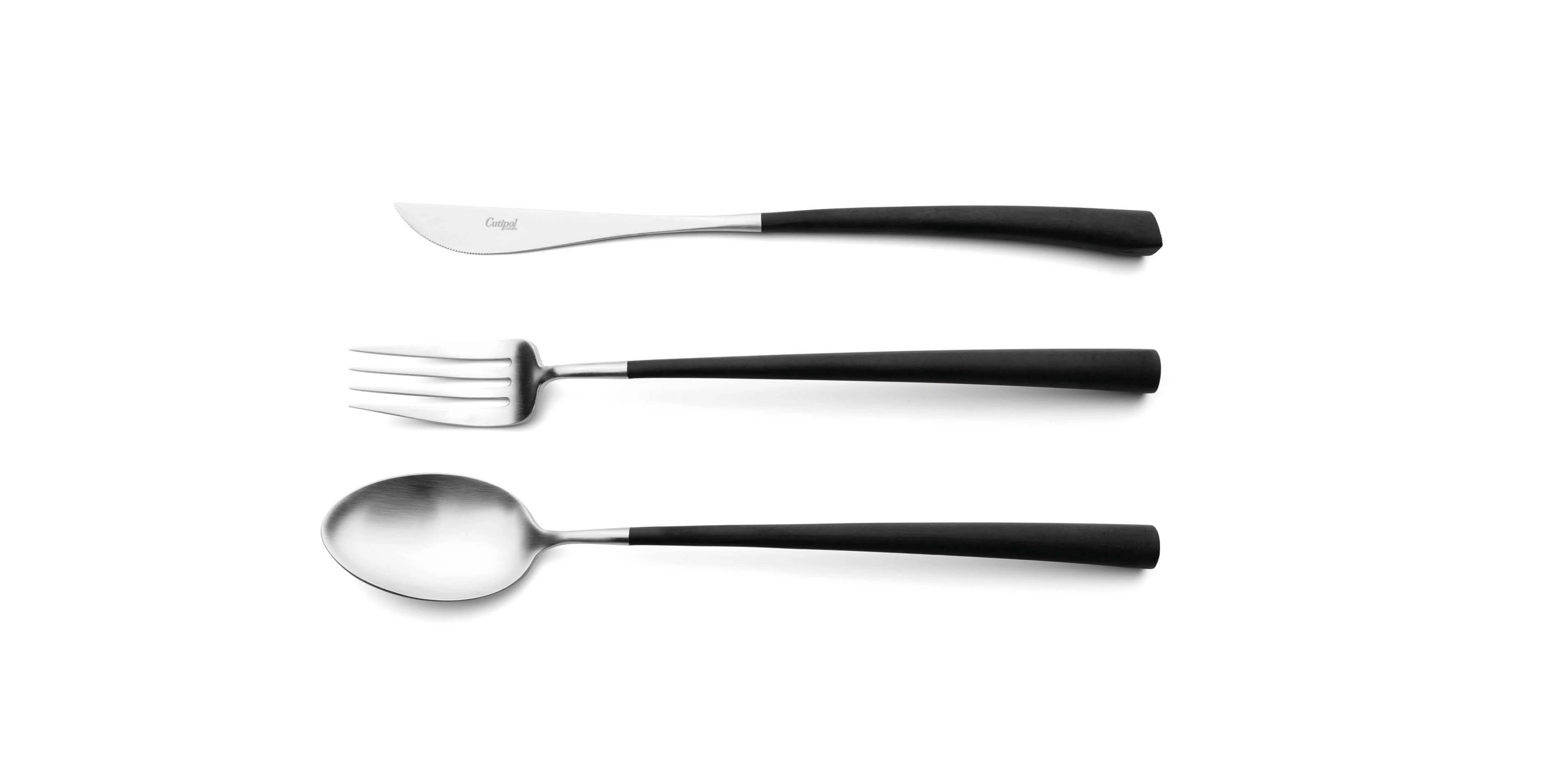 Serving Spoon, serving fork and serving knife cutipol Noor