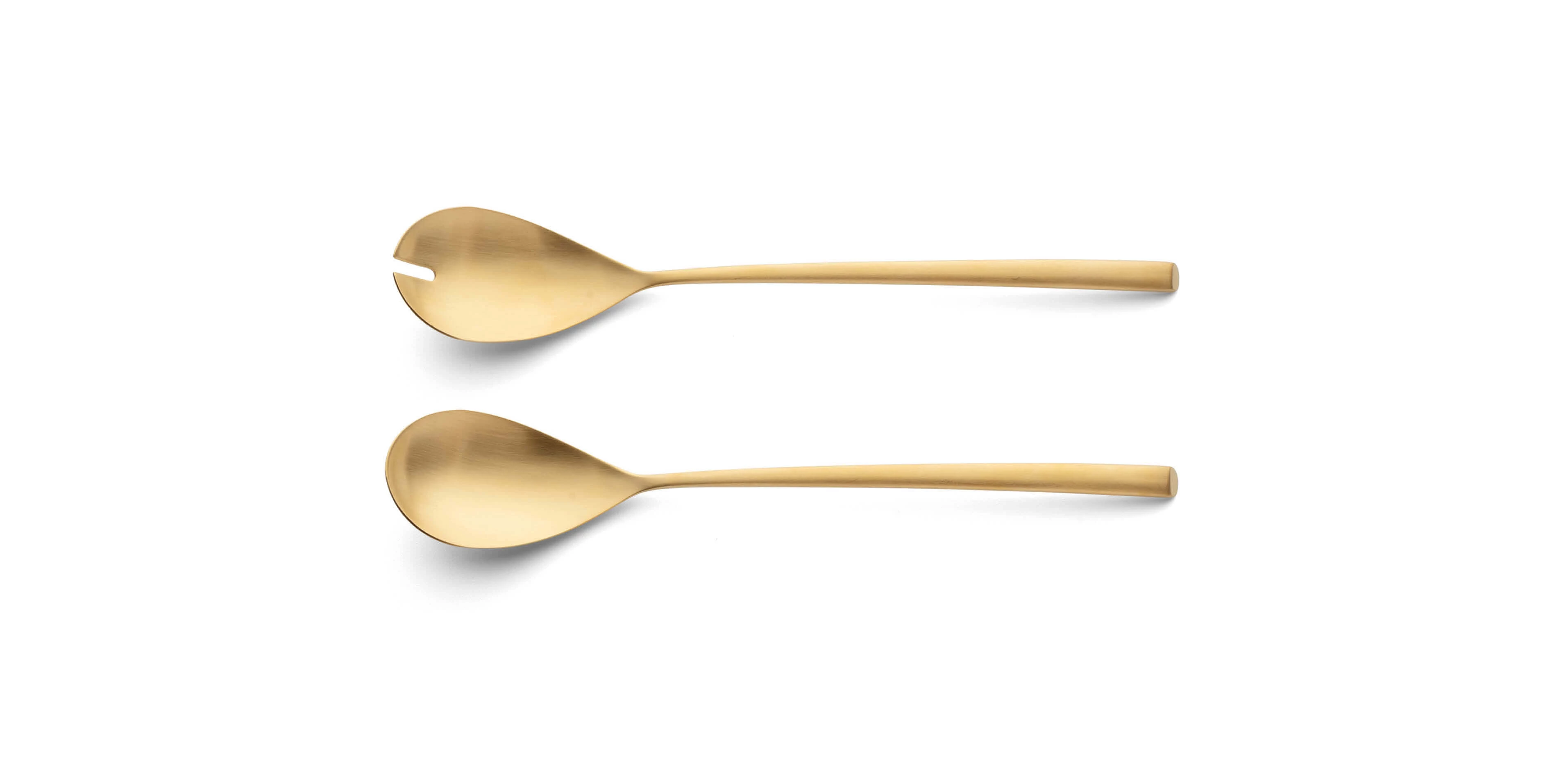 Talher de Salada Cutipol Mezzo Matte Gold