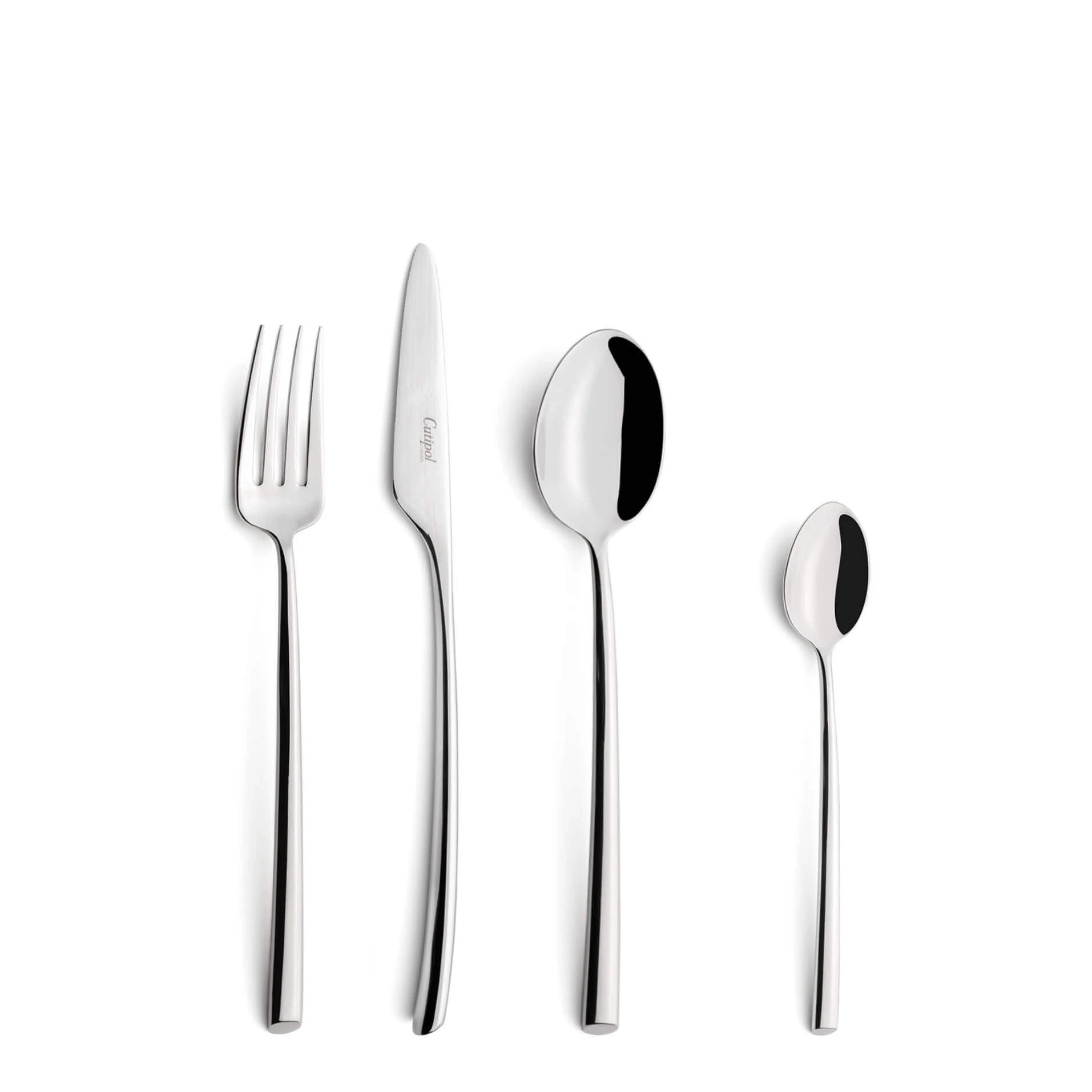 Cutipol Cutlery Mezzo with dessert fork, dessert knife, dessert spoon and tea-coffee spoon