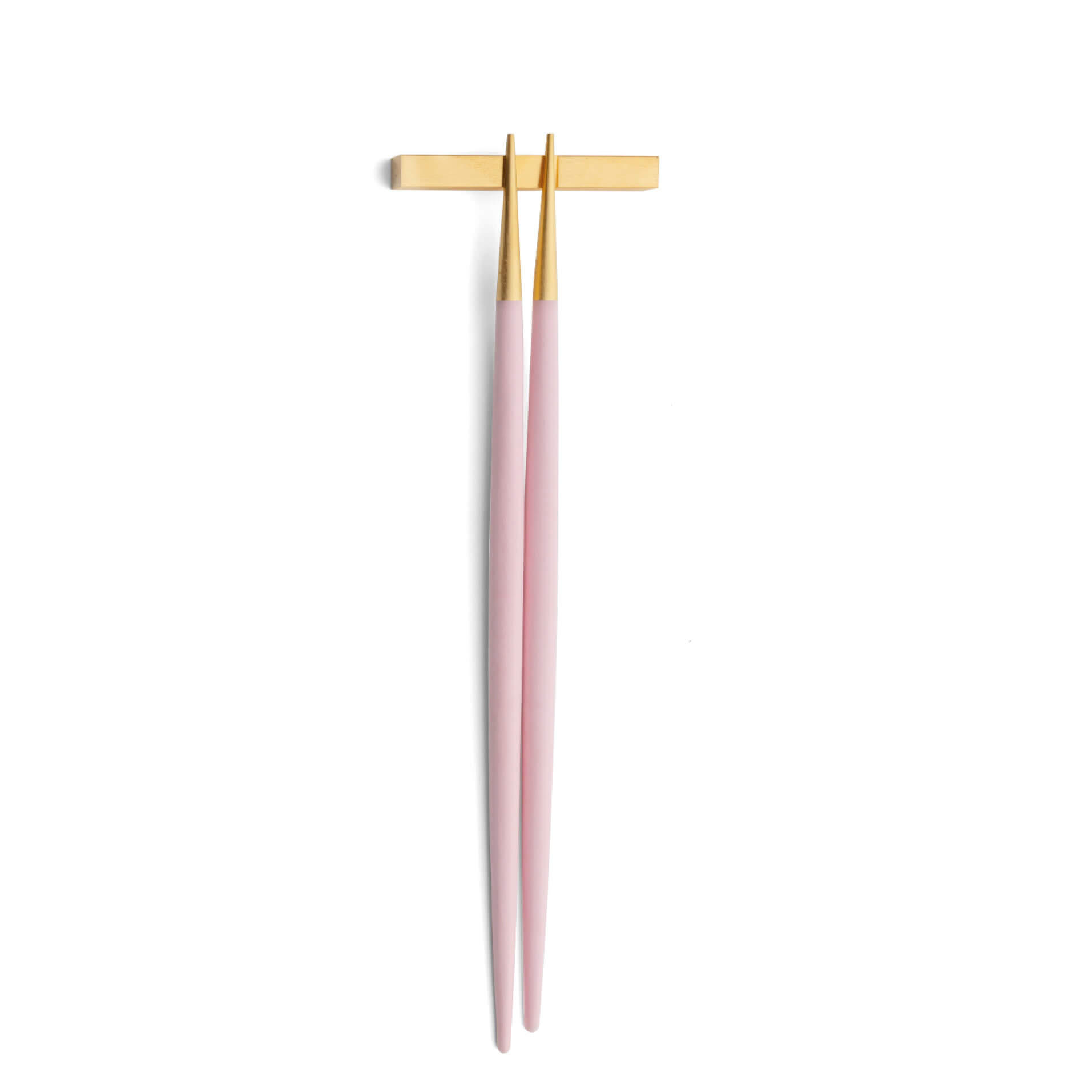 Cutipol Goa Pink Gold chopstick set and support